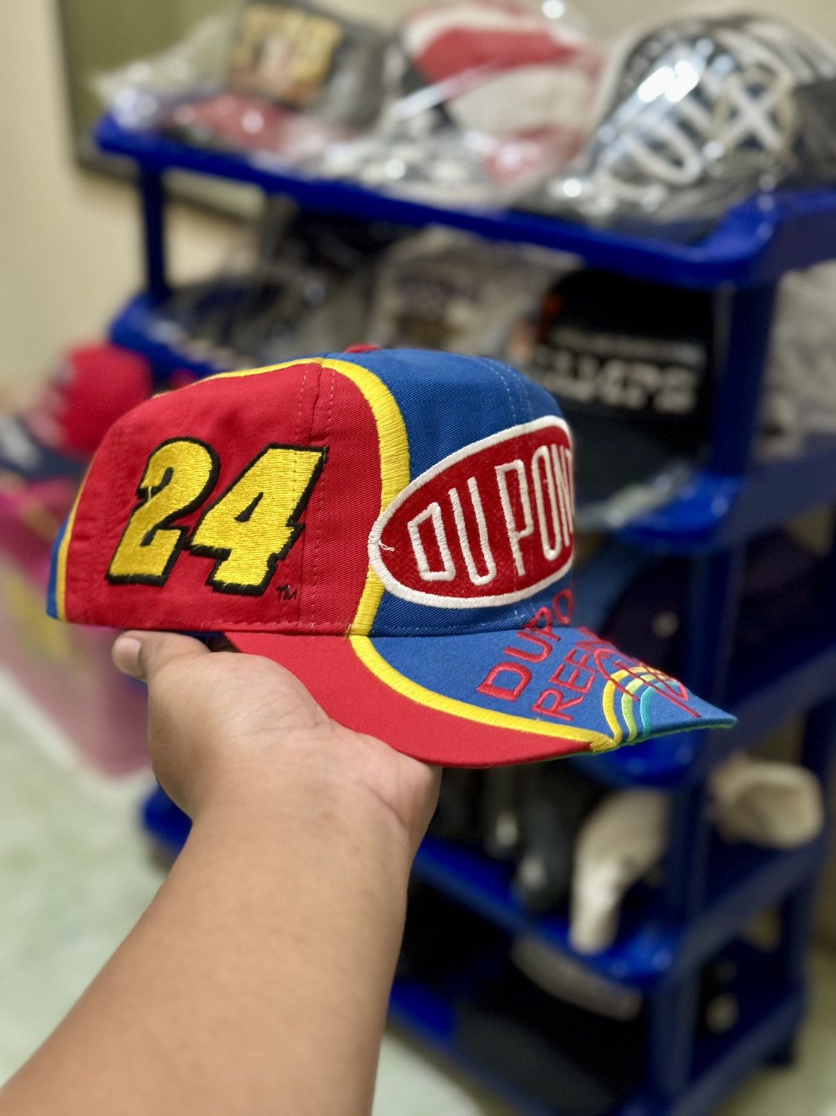NASCAR × Vintage Jeff Gordon Hat Snapback Nascar 24 Dupont Paint Size ONE SIZE - 2 Thumbnail