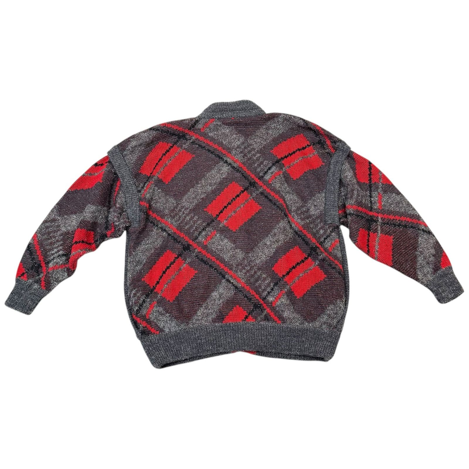 Bode Bode Cardigan Sweater West Germany Geometric Knit Multicolor Size US XXL / EU 58 / 5 - 10 Thumbnail