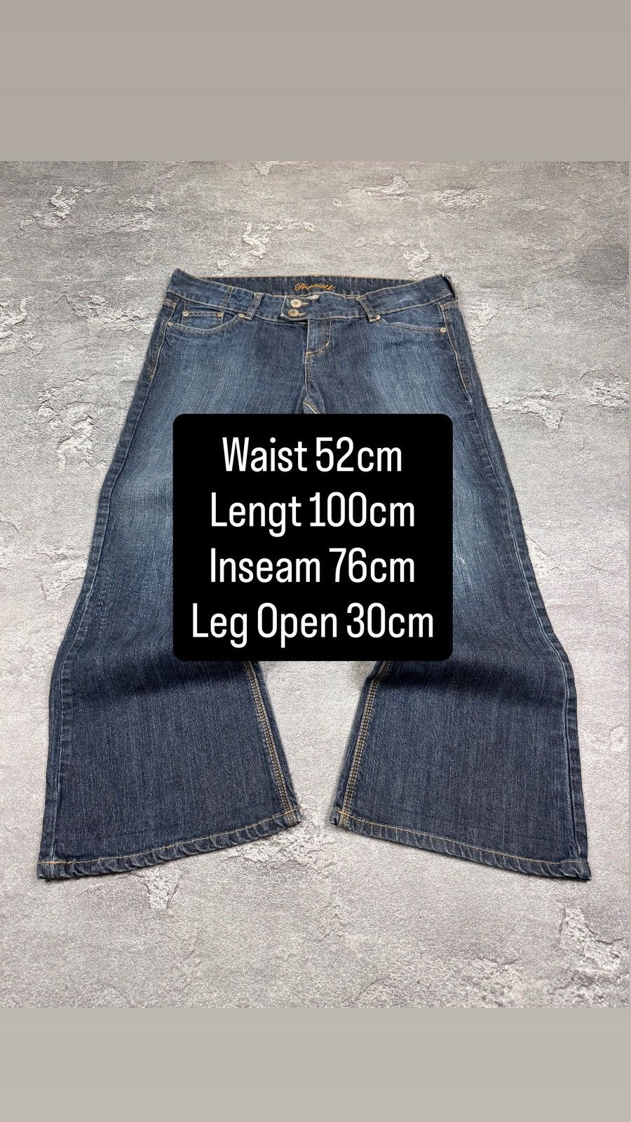 If Six Was Nine Y2K 2000s True2U Retro Flared Bootcut Washed Jeans Size 34 Size US 34 / EU 50 - 2 Thumbnail