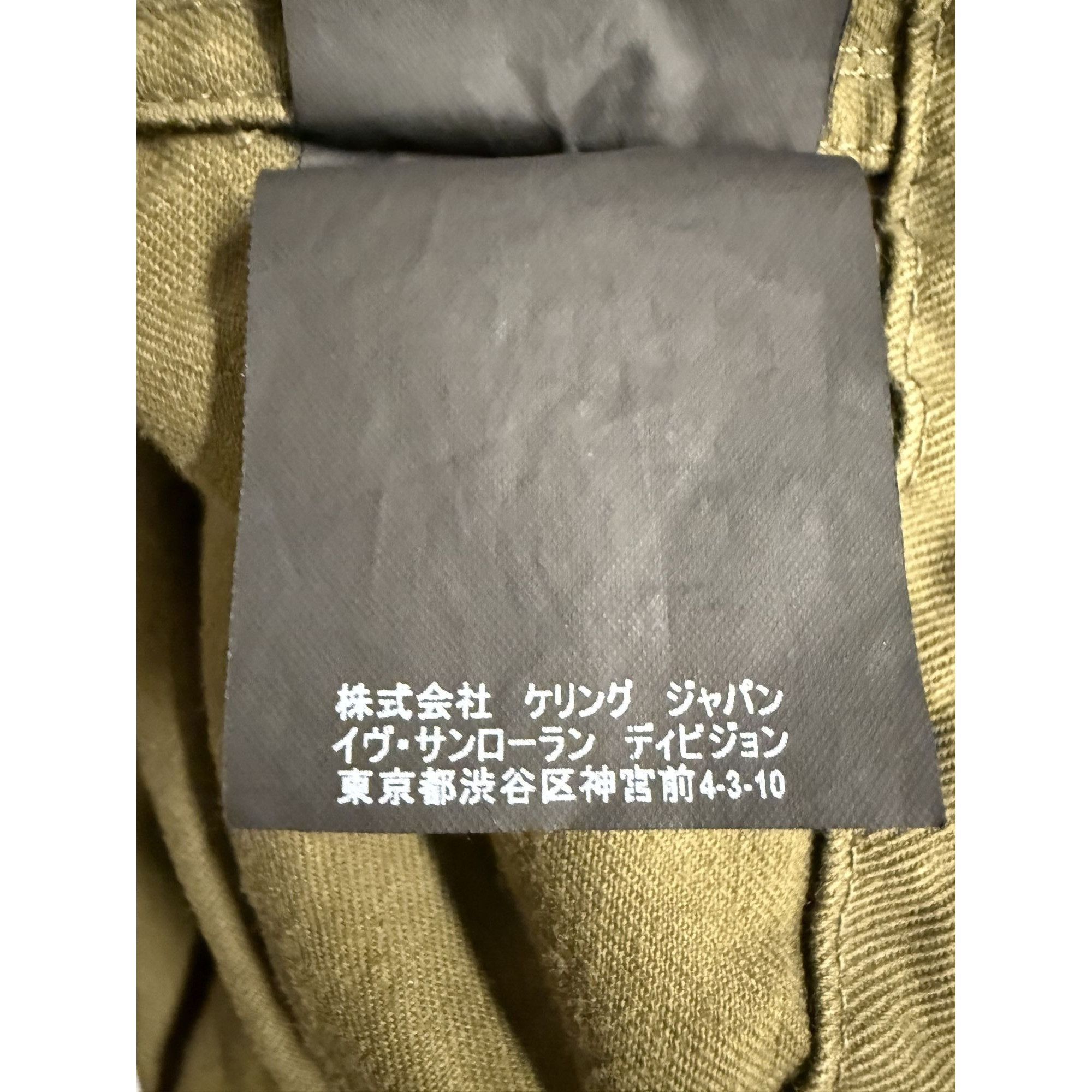 Saint Laurent Paris Saint Laurent Olive Green Military Jacket Size 44 Made In It Size M / US 6-8 / IT 42-44 - 11 Thumbnail