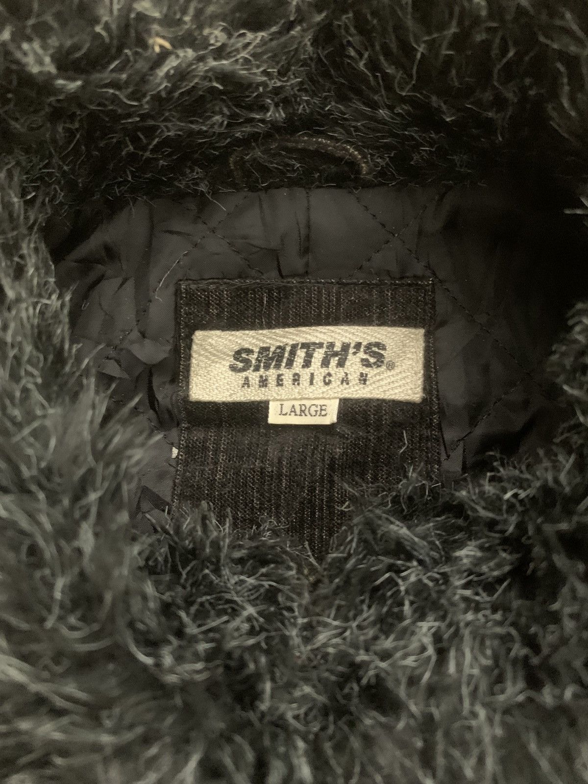 Smith's American Smiths American FUR JACKET GOTHIC PUNK Style Size US L / EU 52-54 / 3 - 22 Thumbnail