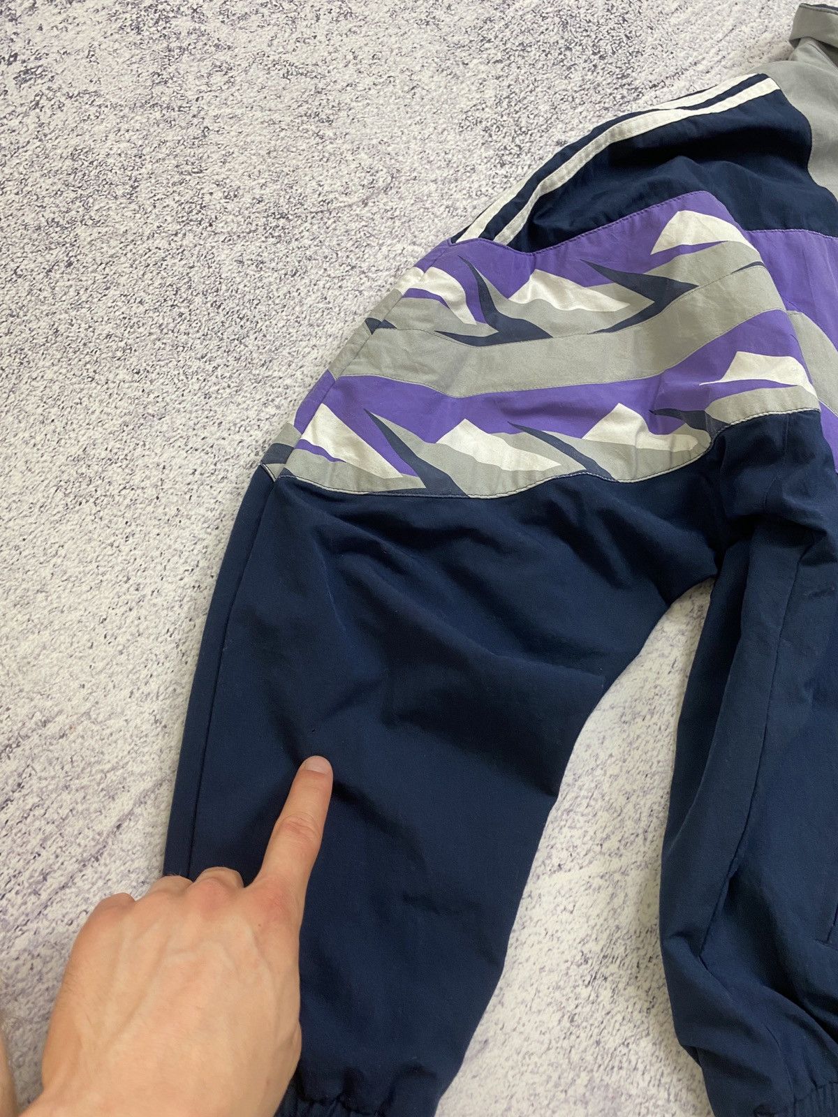 Adidas × Vintage Vintage 90s Adidas Y2K Retro Hype Nylon Track Suit Size US M / EU 48-50 / 2 - 7 Thumbnail