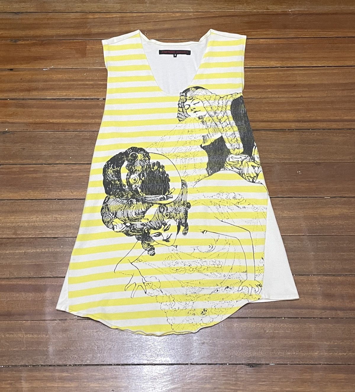 Designer Very Rare Design Jean-Pierre Braganza Sleeveless 2000s Size US S / EU 44-46 / 1 - 1 Thumbnail