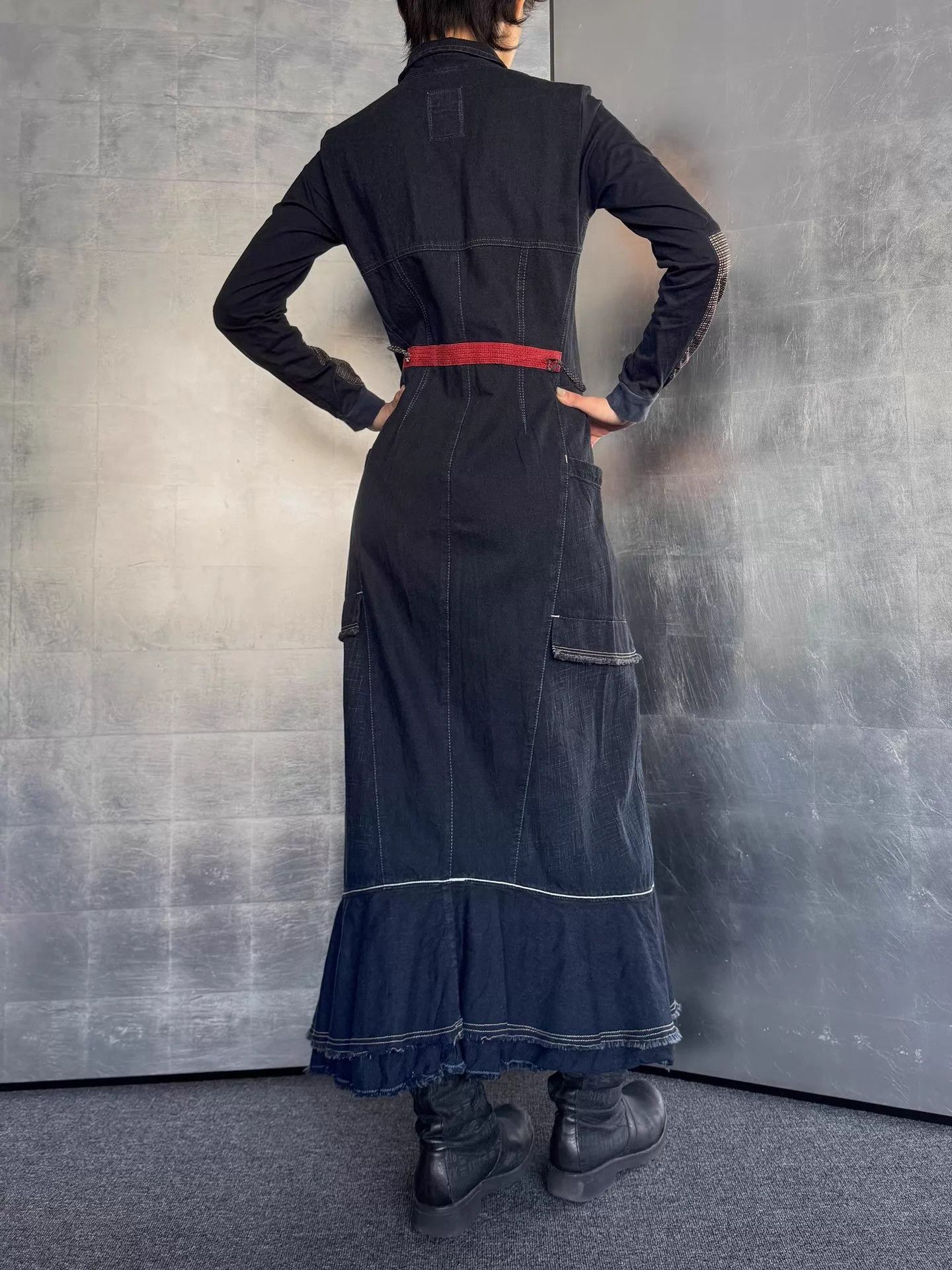 Marithe + Francois Girbaud MFG Vintage Denim Dress Size40 Size S / US 4 / IT 40 - 6 Thumbnail
