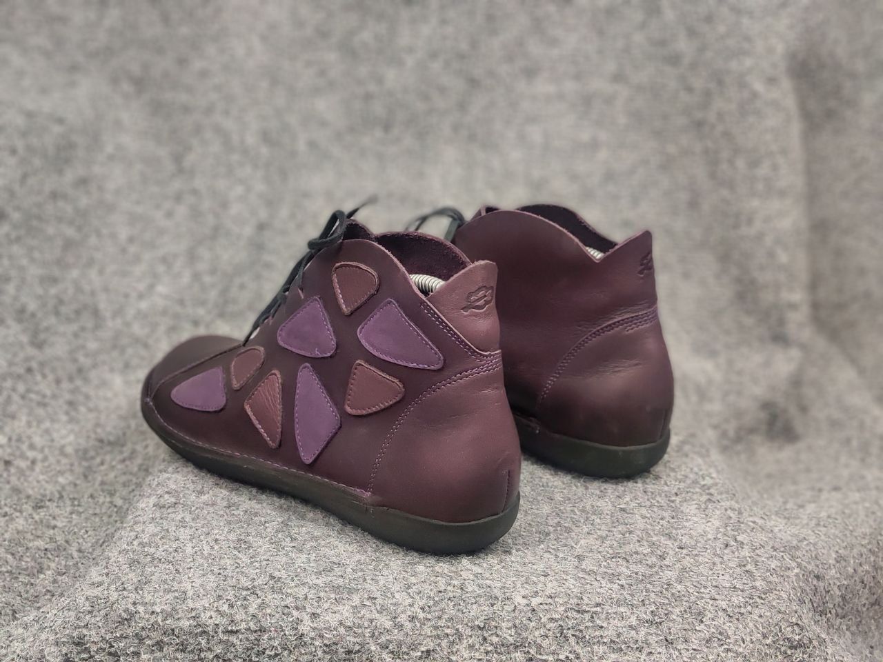 Other loints of holland Design Leather Purple Comfort shoes Boots Size US 11 / IT 41 - 12 Thumbnail