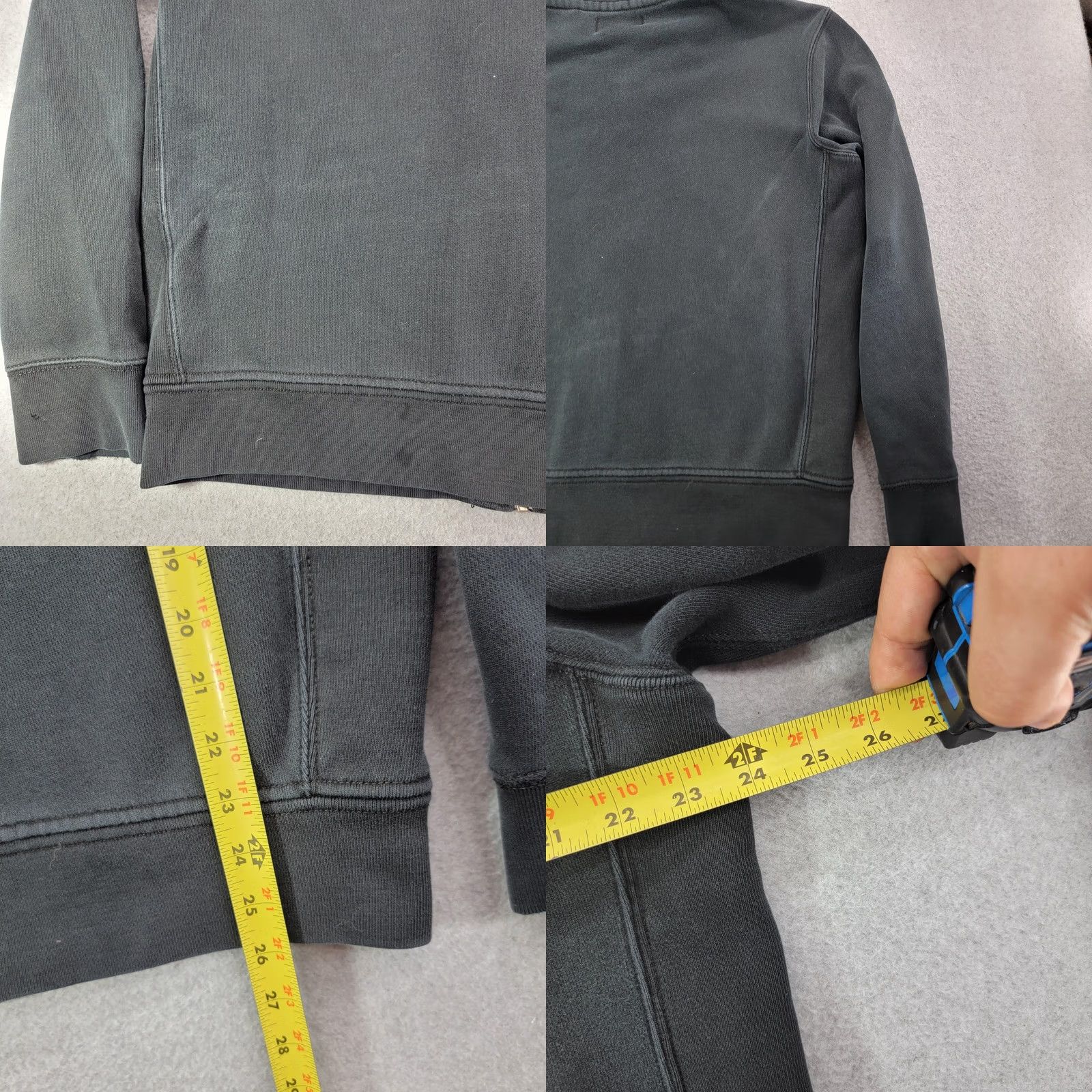 Polo Ralph Lauren Polo Ralph Lauren Hoodie Mens XL Gray Full Zip Fleece Red Pony Logo Drawstring Size US XL / EU 56 / 4 - 8 Thumbnail