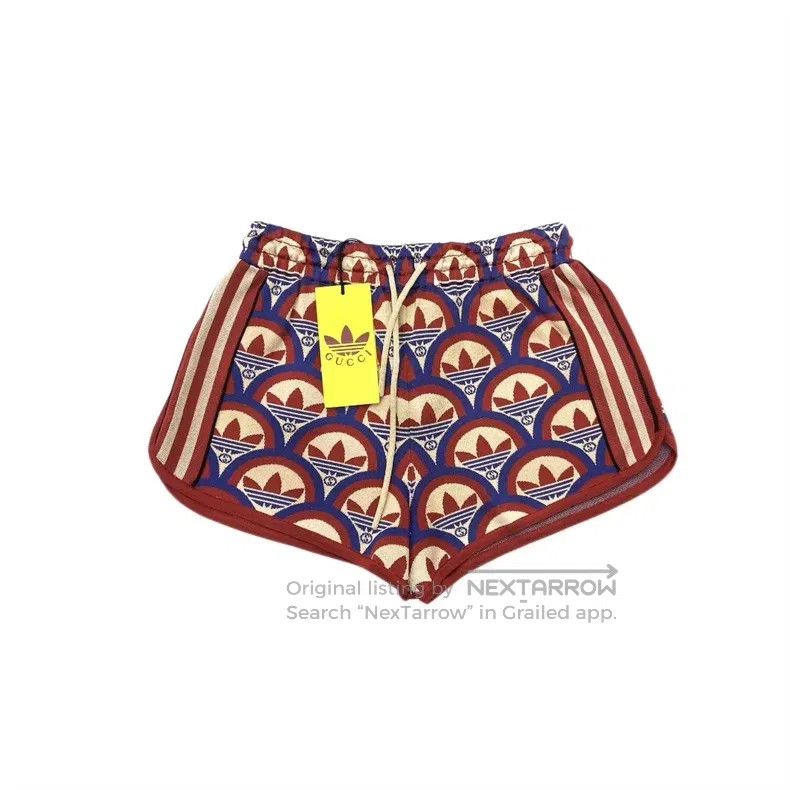 Gucci Gucci SizeXS Old Flower Knitted Shorts Size 42" / US 20 - 1 Thumbnail