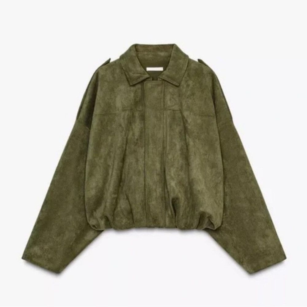 Zara 🦋 ZARA VIRAL 🦋 BLOGGERS FAVORITE 🦋 NWT ZARA FAUX SUEDE Size S / US 4 / IT 40 - 1 Thumbnail