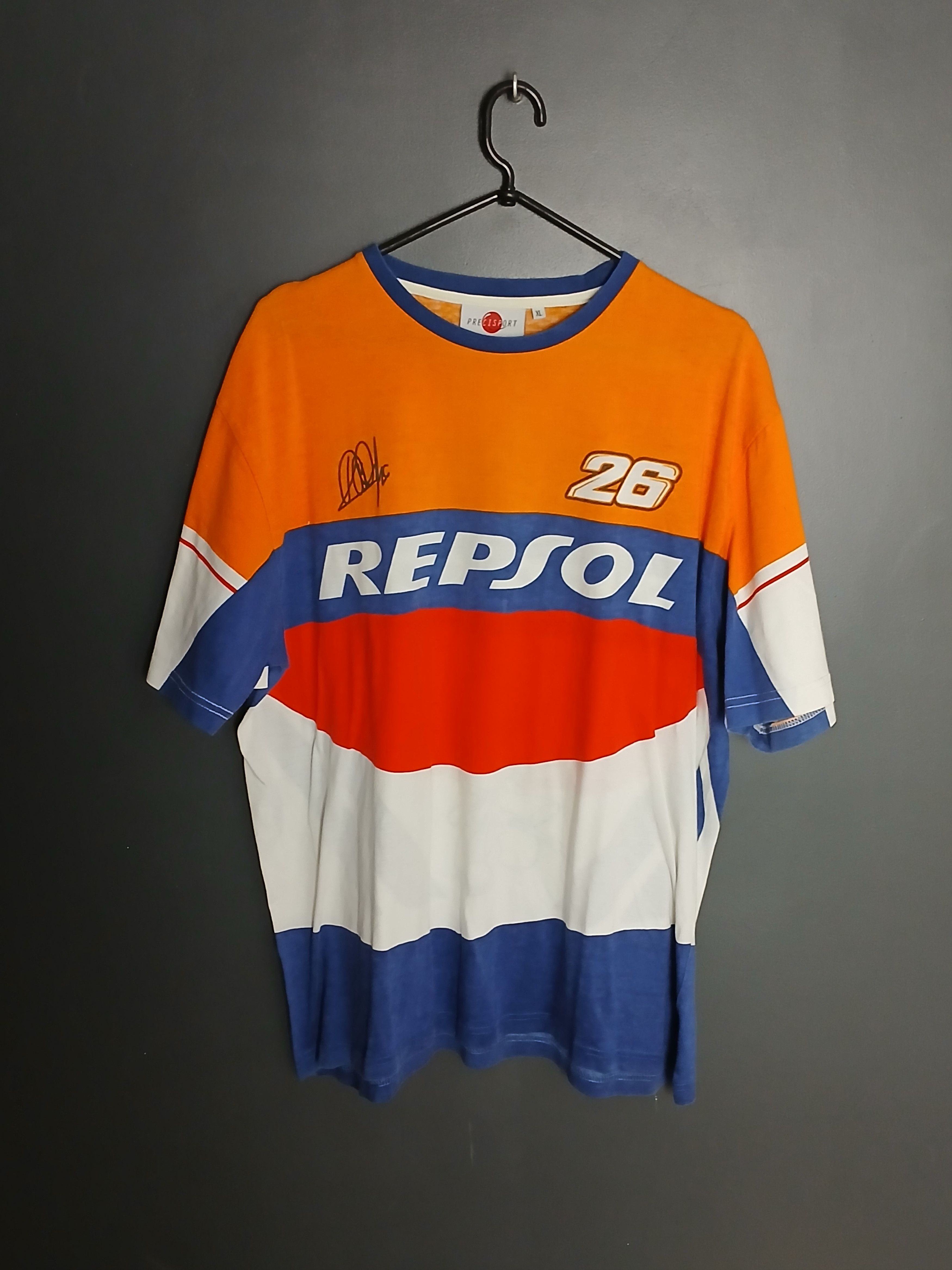 Honda Honda Repsol Dani Pedrosa MotoGP Racing Moto T-Shirt Size US XL / EU 56 / 4 - 1 Thumbnail