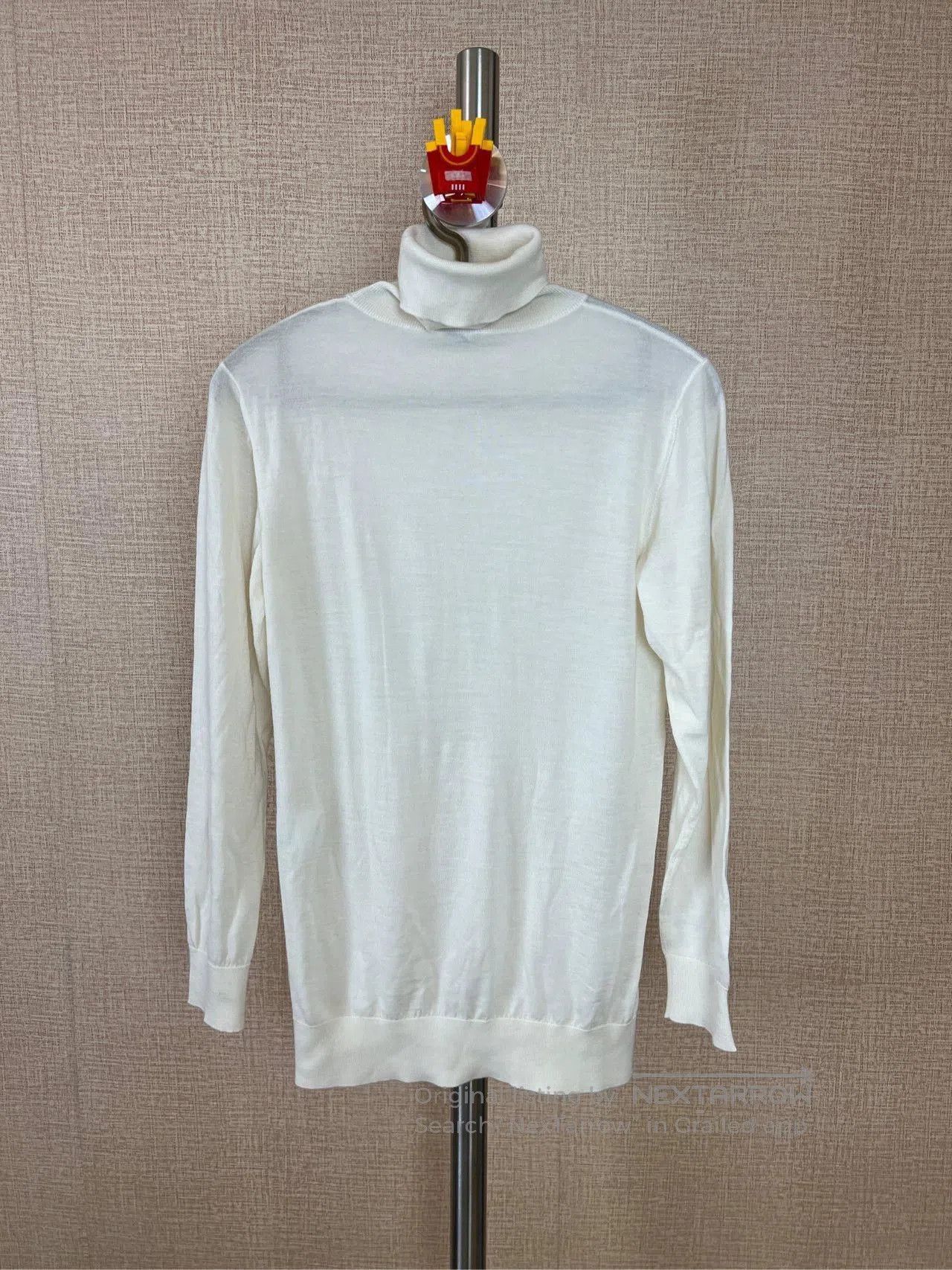 Loewe white loewe high-neck cashmere sweater. Size US XS / EU 42 / 0 - 2 Thumbnail