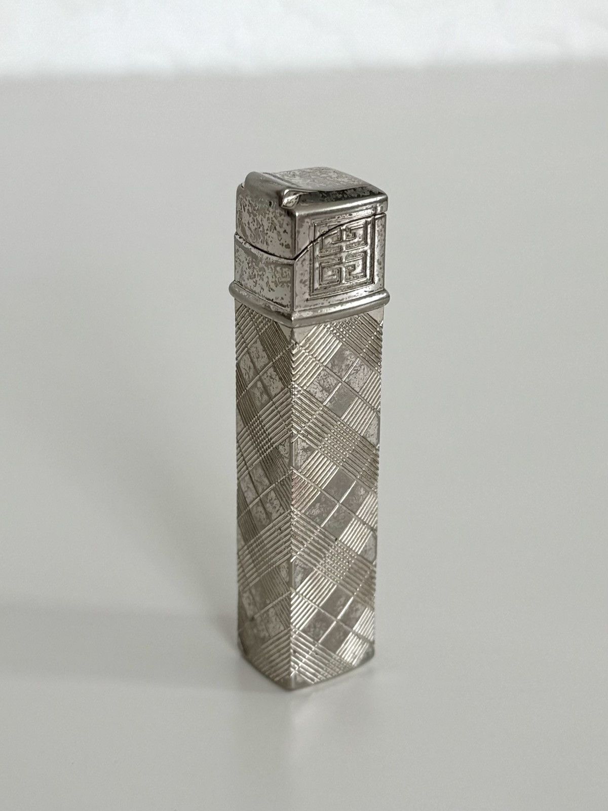 Vintage ★0% TAX★ ELEGANCE BIG LOGO DIAMOND SILVER GIVENCHY LIGHTER Size ONE SIZE - 6 Thumbnail