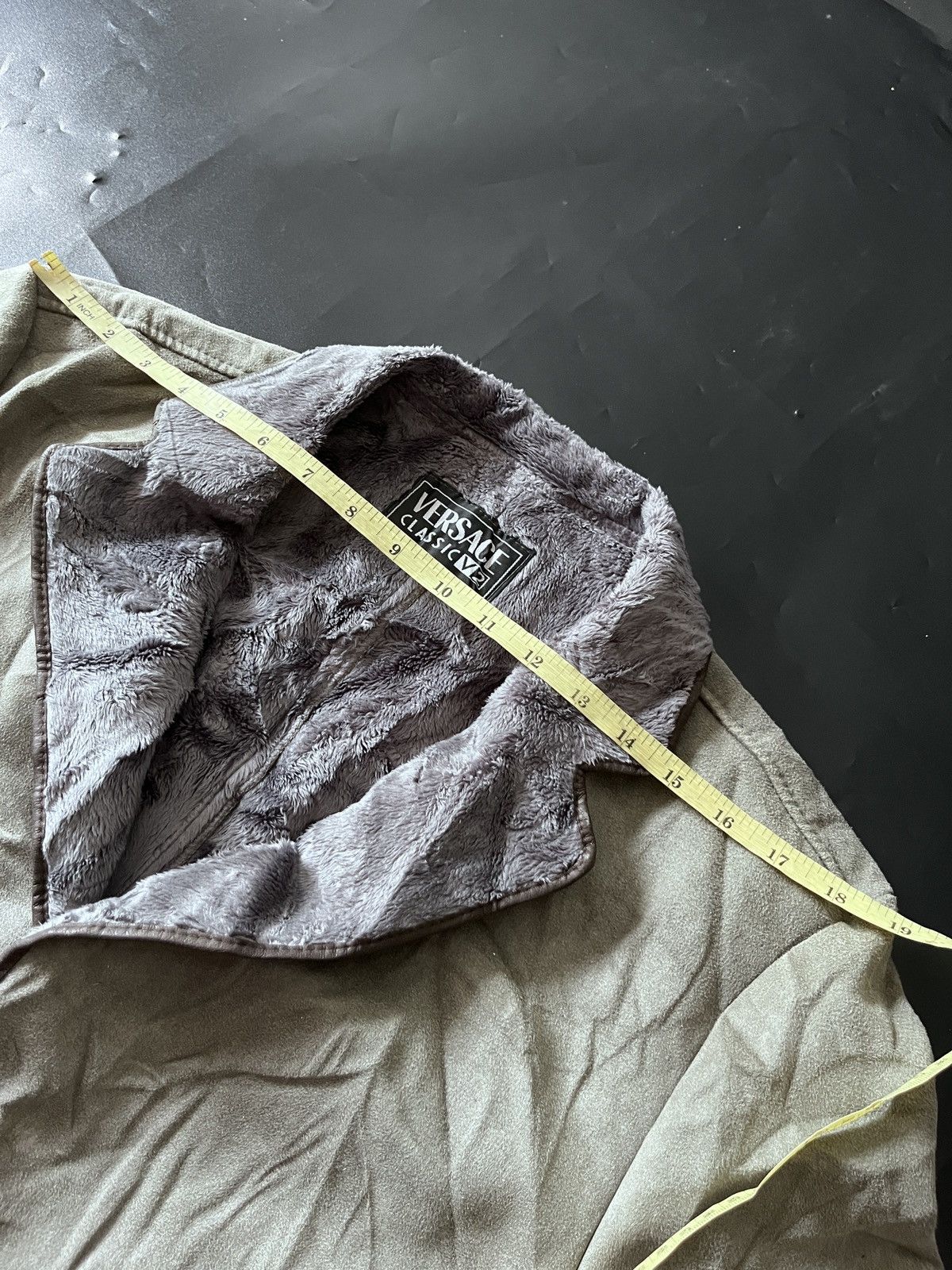 Versace 70s Versace Suede Blazer Size 38L - 13 Thumbnail