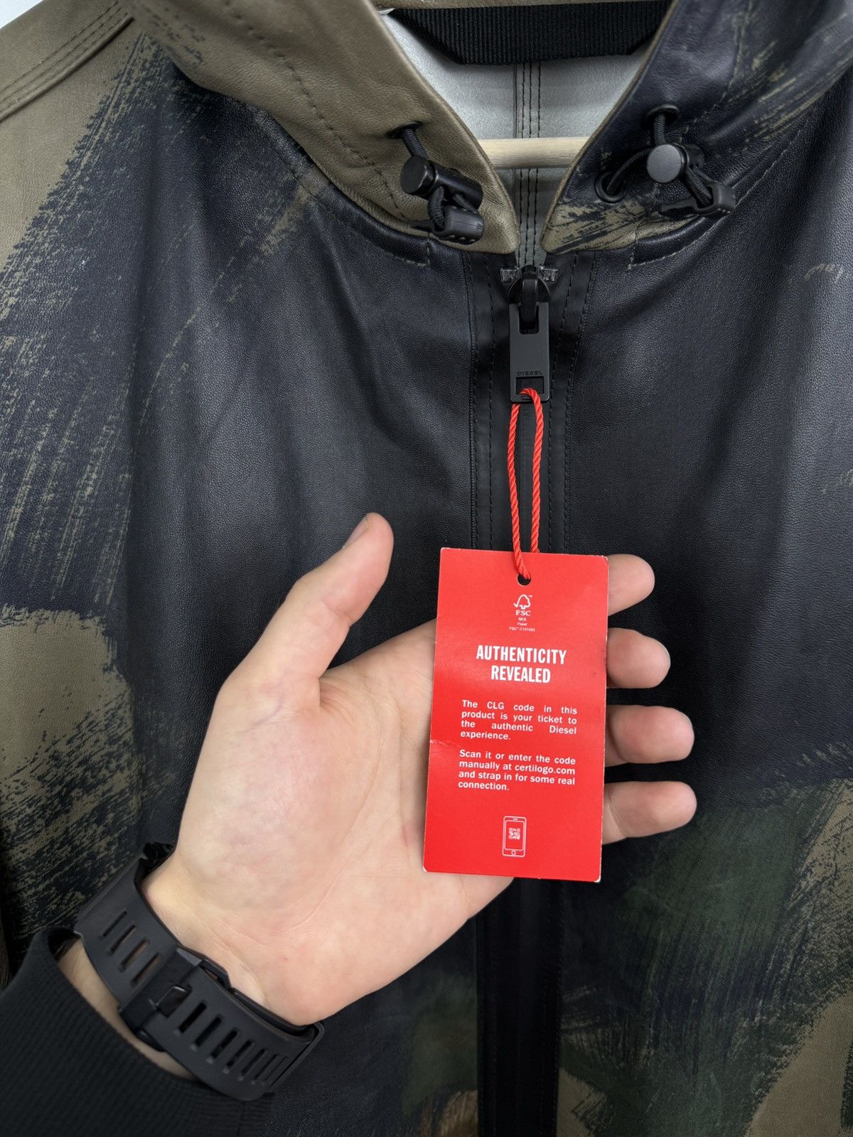 Diesel ❗️NEW 🇺🇸 Diesel J-Grant Sheepskin Leather Jacket Rare NWT Size US XXL / EU 58 / 5 - 9 Thumbnail