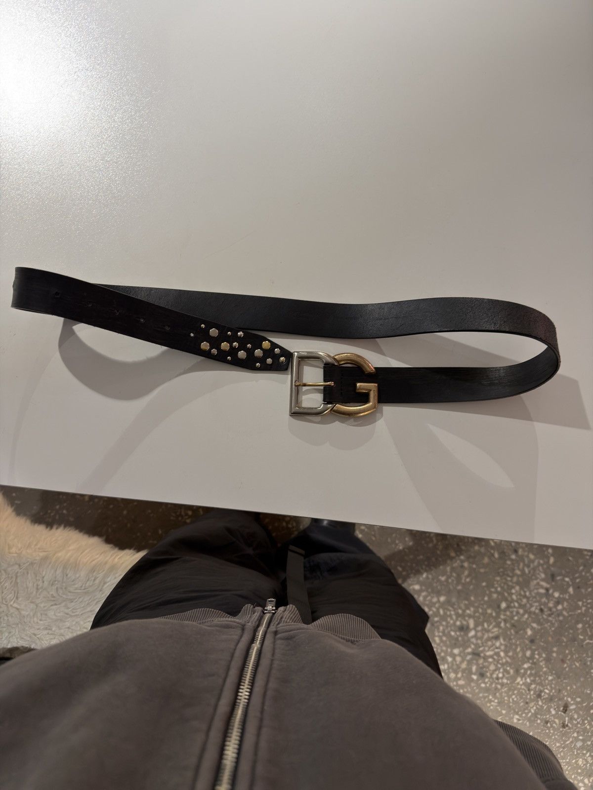 Dolce & Gabbana Dolce&Gabbana DG silver gold logo vintage belt Size ONE SIZE - 7 Thumbnail
