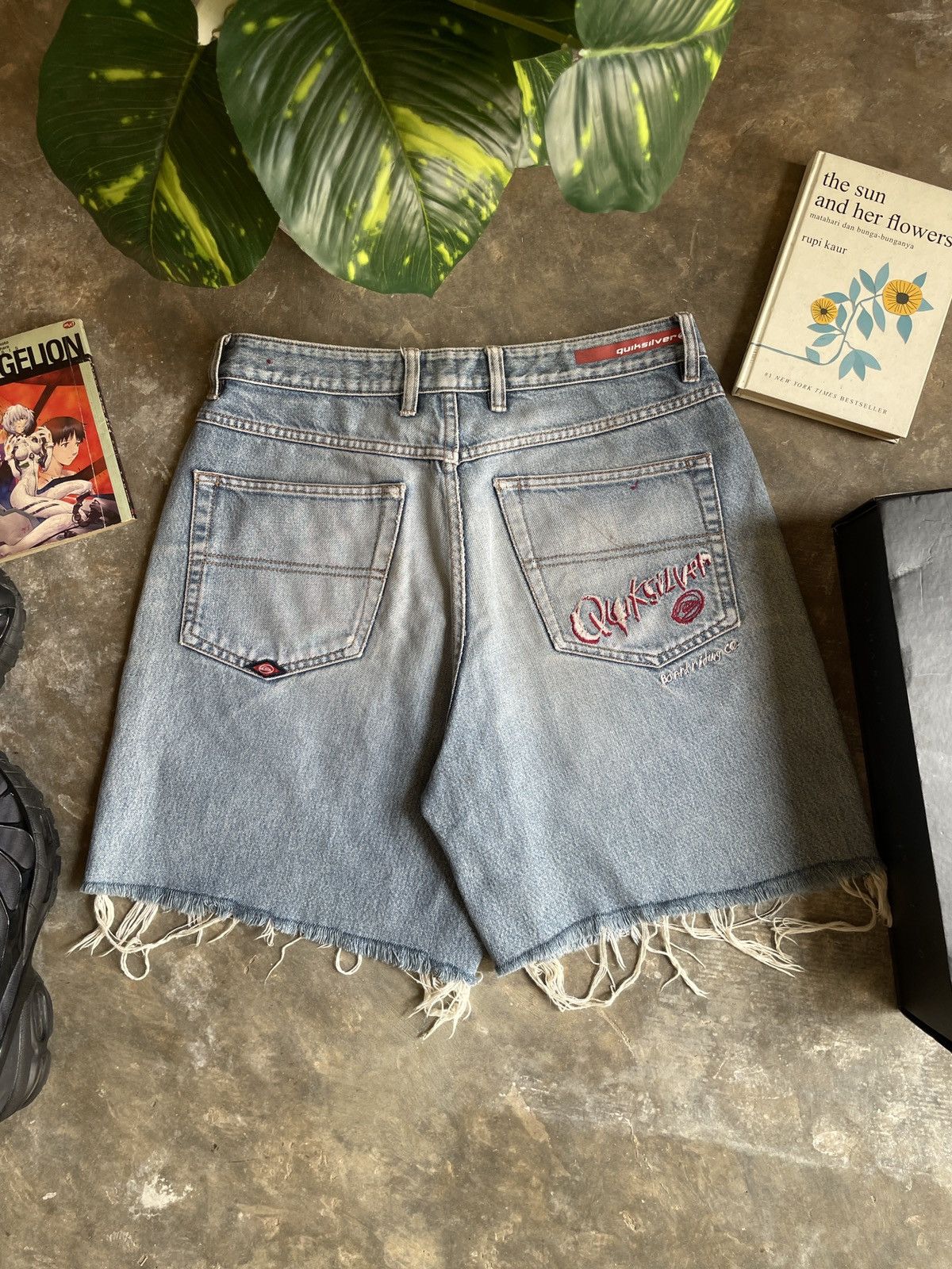 Quiksilver Vintage Y2k Baggy Jorts QuickSilver Beautifull Faded Size US 30 / EU 46 - 2 Thumbnail