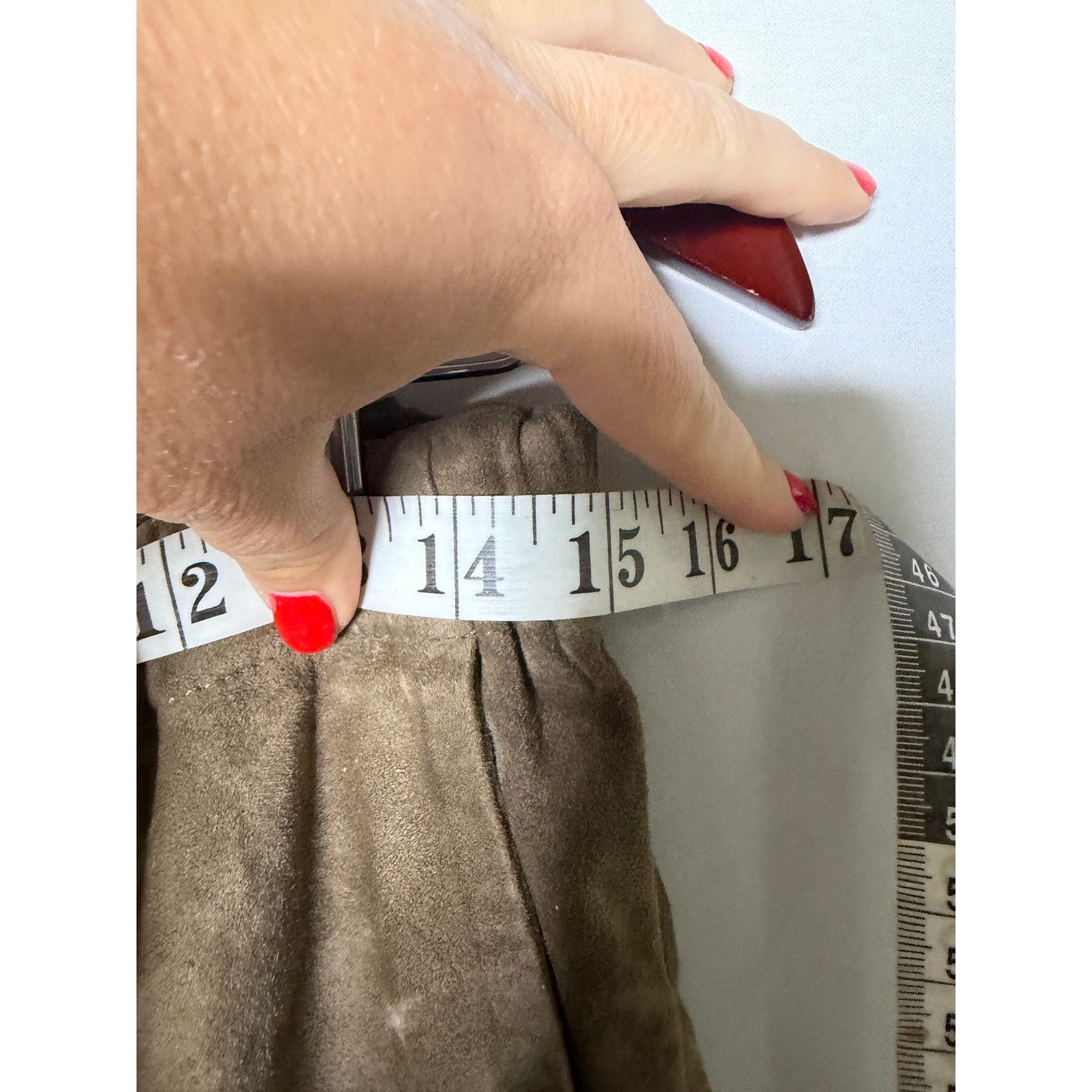 Zadig & Voltaire Zadig & Voltaire Flared Suede Trousers In Bronze Tan 40 L 10 Size 32" / US 10 / IT 46 - 6 Thumbnail