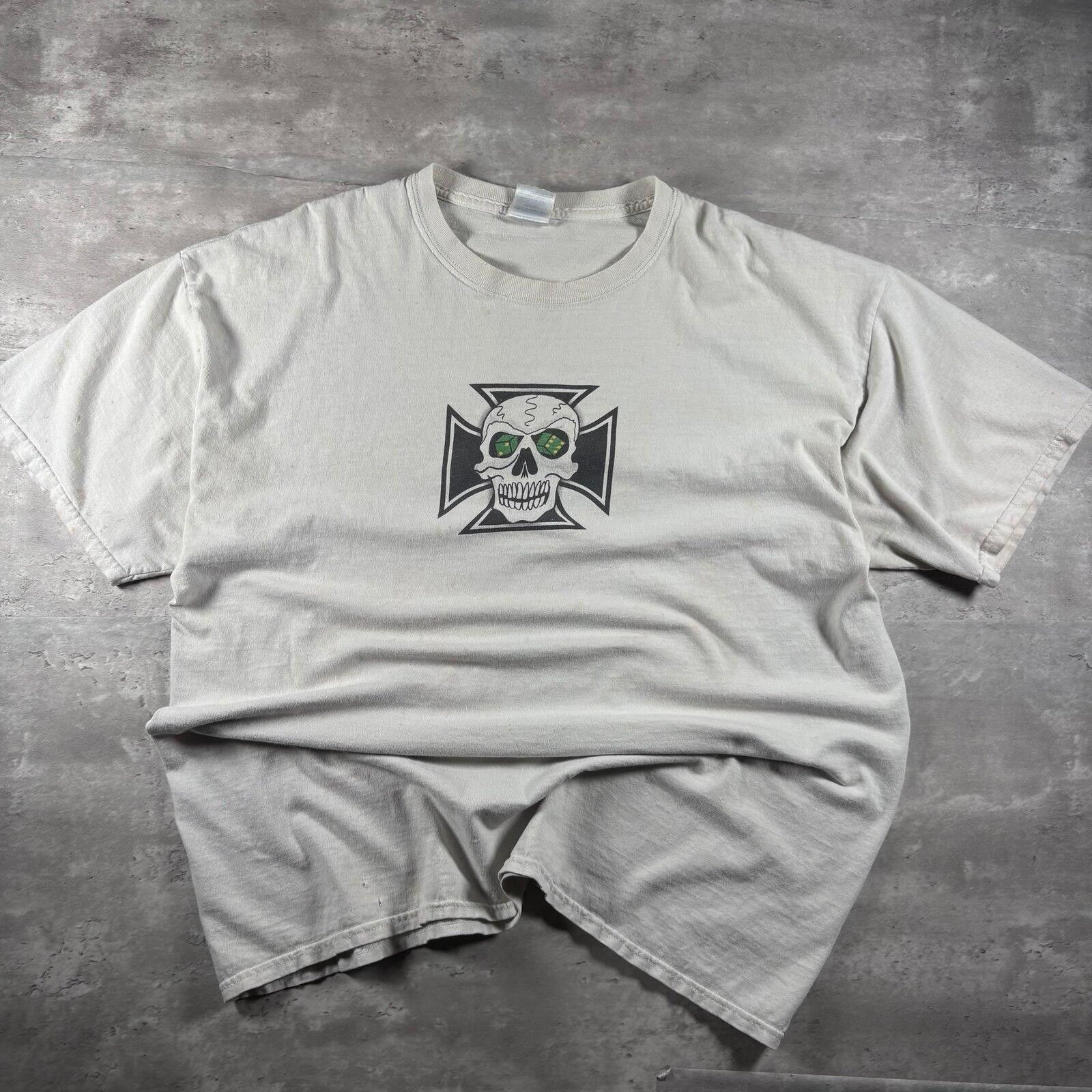 Vintage skull choppers tee