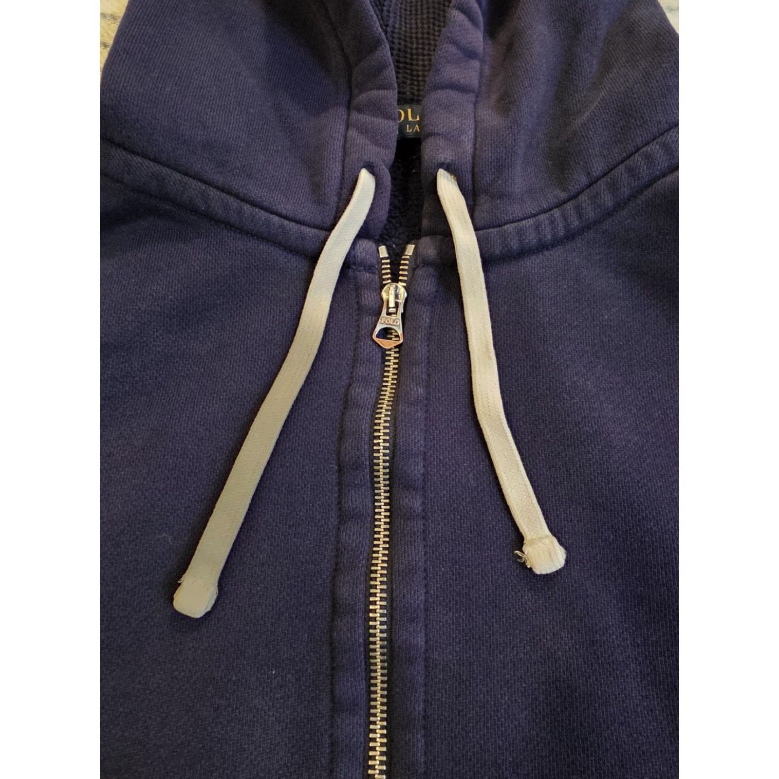 Polo Ralph Lauren VINTAGE Polo Ralph Lauren Hoodie Shirt Navy Blue 2XL Mens Full Zip Waffle Knit Lined Embroidered Logo Zip Pockets Heavyweight Casual Preppy Brands Size US XXL / EU 58 / 5 - 7 Thumbnail