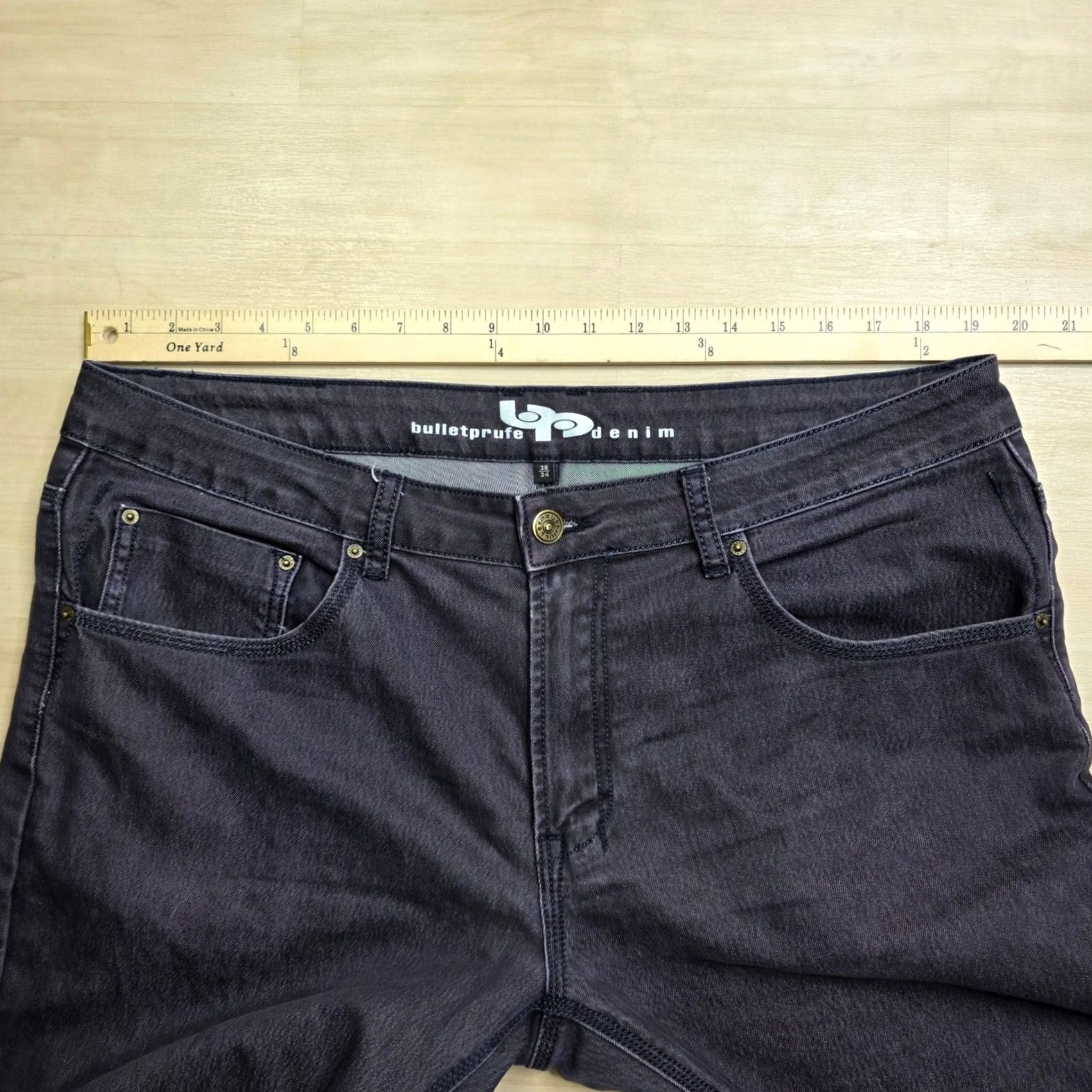 Denime Bulletprufe Denim Jeans Mens 38 Straight Leg Pants Adventure Fit 34 Size US 38 / EU 54 - 7 Thumbnail