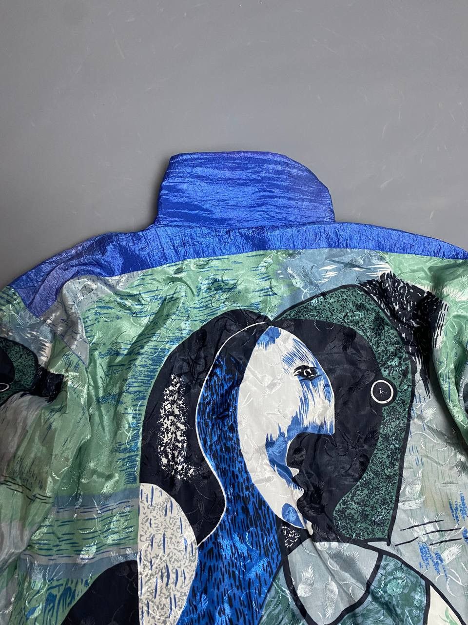 Vintage Vintage 90s Resort Bay Abstract Picasso Windbreaker Jacket S Size US S / EU 44-46 / 1 - 16 Thumbnail