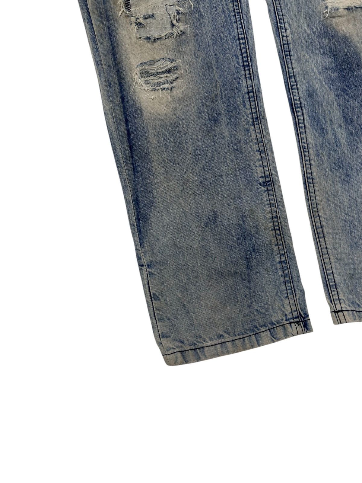 Southpole × Vintage 💥Vintage Southpole Denim Distressed Blue Wash Jeans Size US 42 / EU 58 - 6 Thumbnail