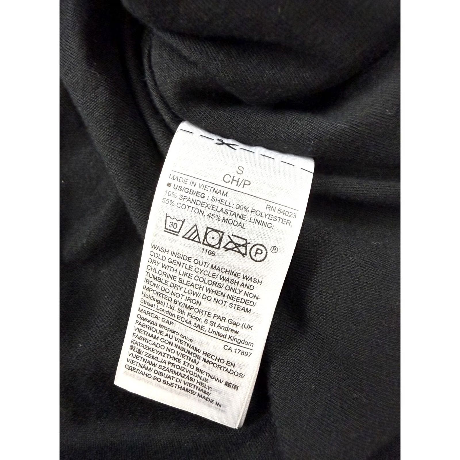 Gap Gap Shirt Womens S Black Dress Small Velvet Knit Ruched Bodycon Maternity Midi Size S / US 4 / IT 40 - 2 Thumbnail