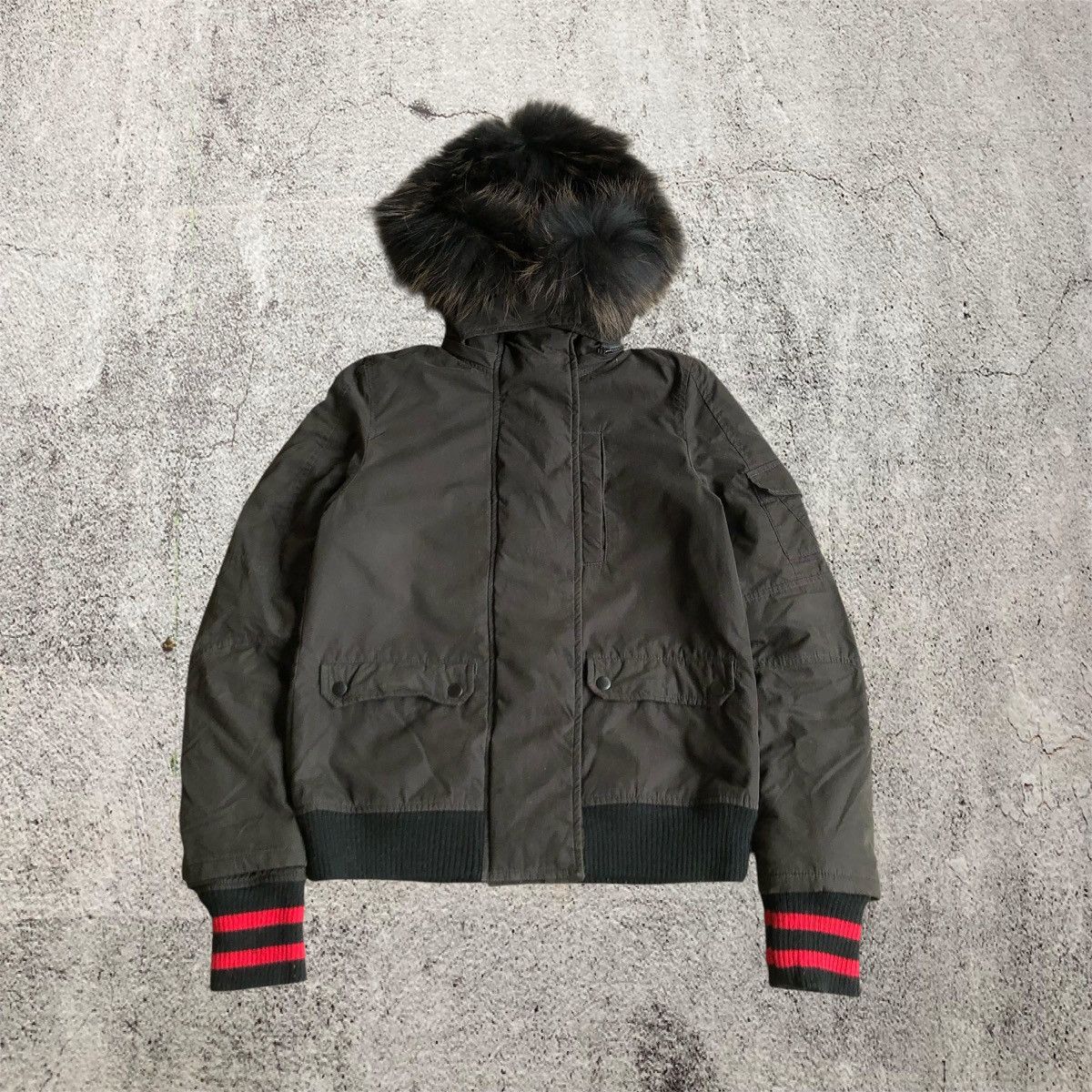 Japanese Brand 2000s Rodeo Crown Goa Apocalypse Style Jacket Fur Ziphoodie Size US M / EU 48-50 / 2 - 1 Thumbnail