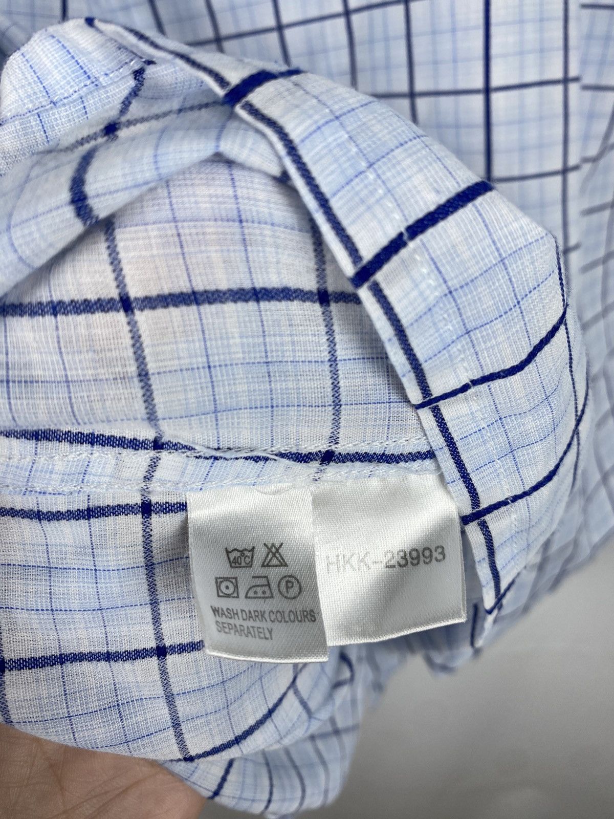 Yves Saint Laurent Yves Saint Laurent Plaid Shirt Short Sleeve Button Up size L Size US L / EU 52-54 / 3 - 10 Thumbnail