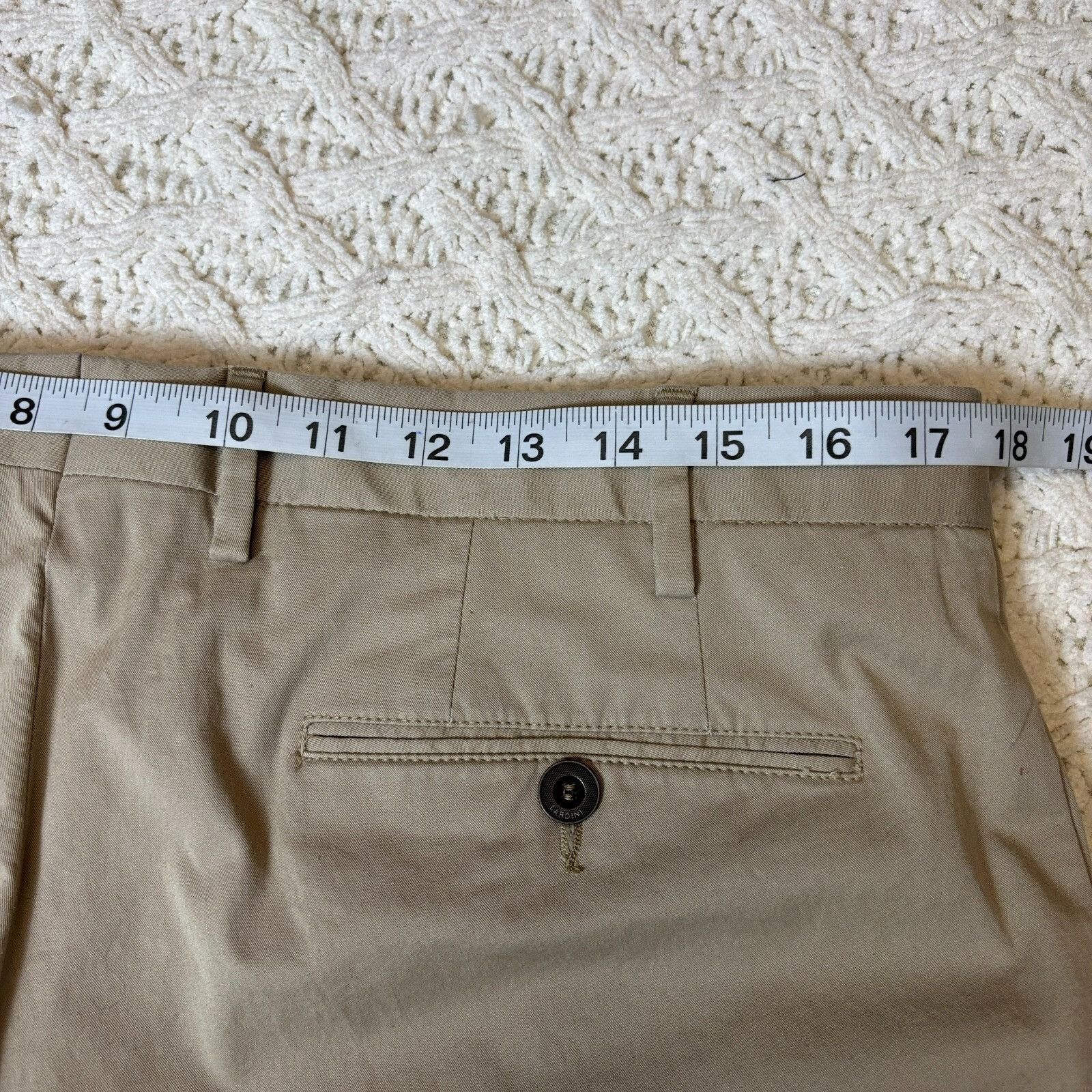 Lardini Lardini Men's Pants Sz 50 IT Beige Cotton Blend Chino Trouse Size US 40 / EU 56 - 12 Thumbnail