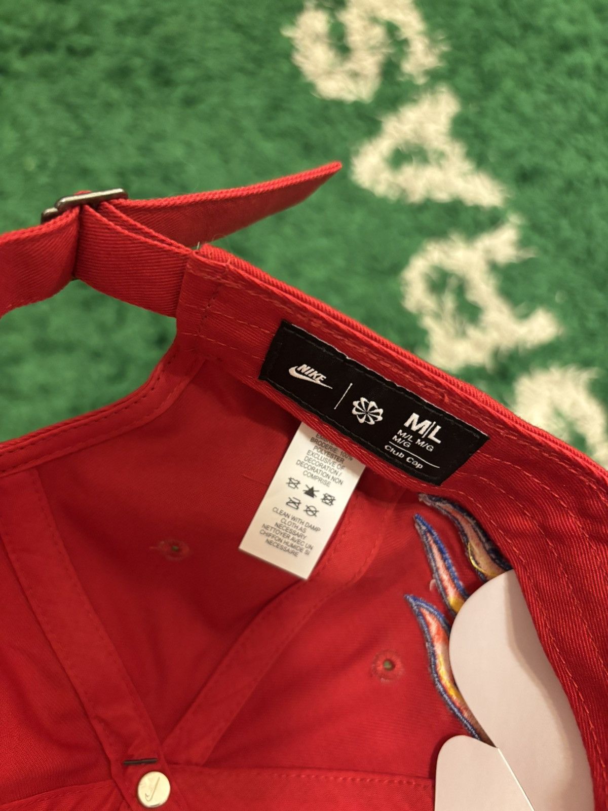 Nike Nike Structured OG Flame Club Cap Gym Red Size ONE SIZE - 9 Thumbnail
