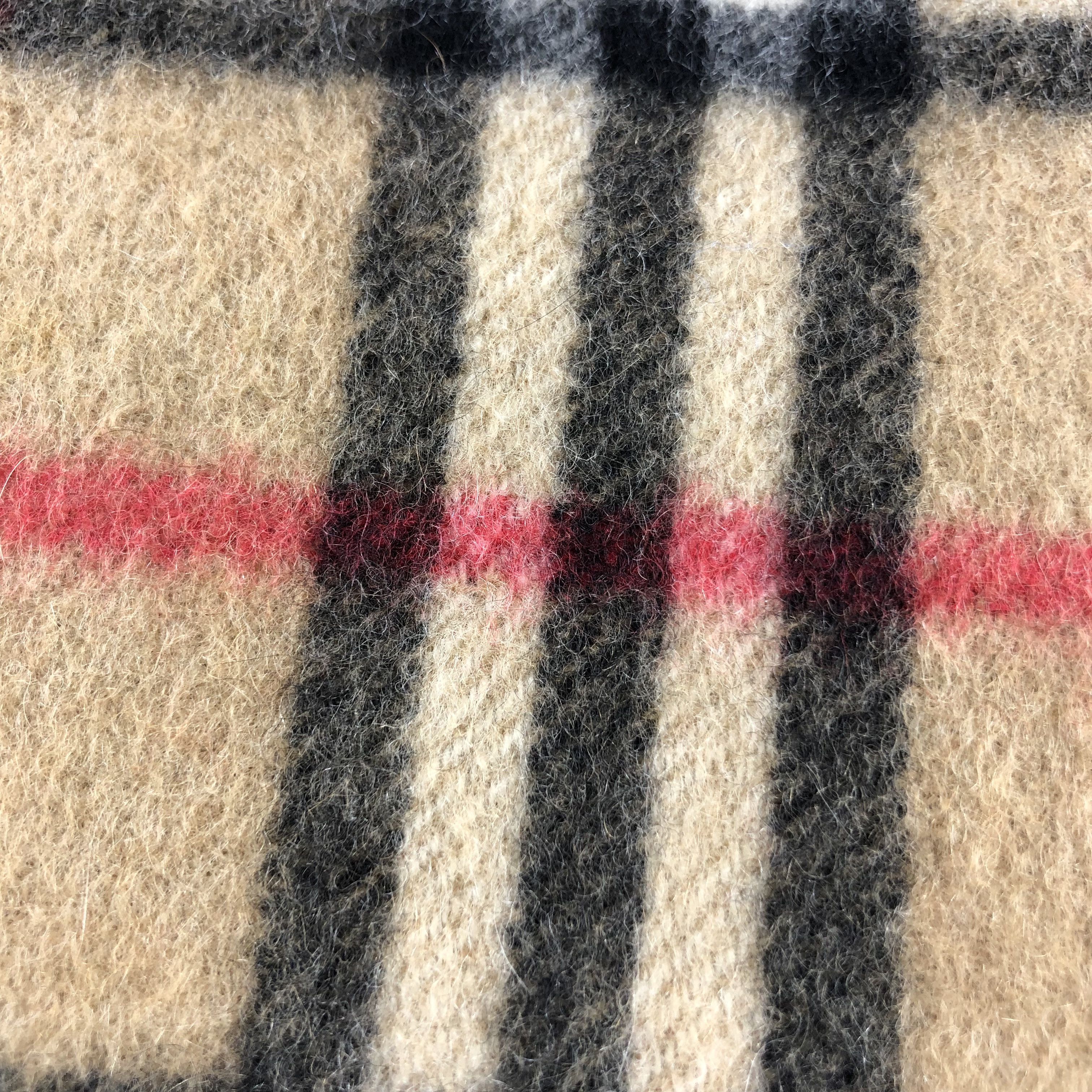 Burberry Burberrys Nova Check Tan Cashmere Scarf Muffler V740 Size ONE SIZE - 5 Thumbnail