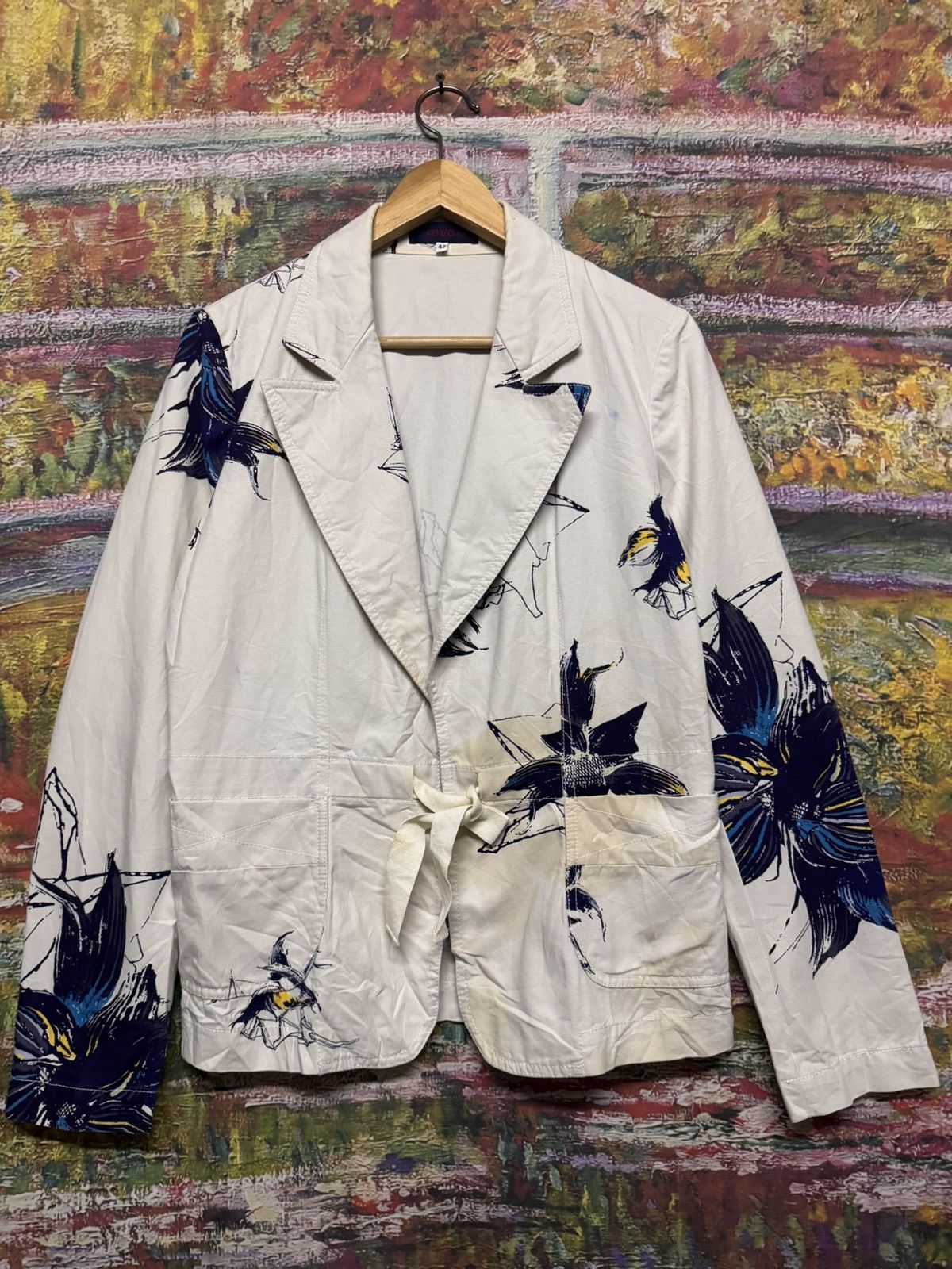 Kenzo Vintage Kenzo Floral jacket Size US S / EU 44-46 / 1 - 4 Thumbnail