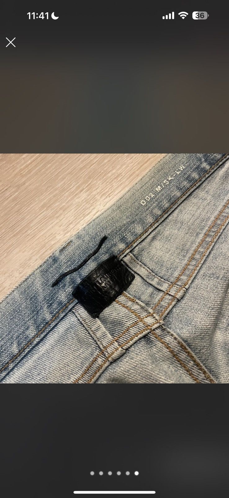 Saint Laurent Paris HEDI SLIMANE CRASH DENIM Size US 27 - 4 Thumbnail