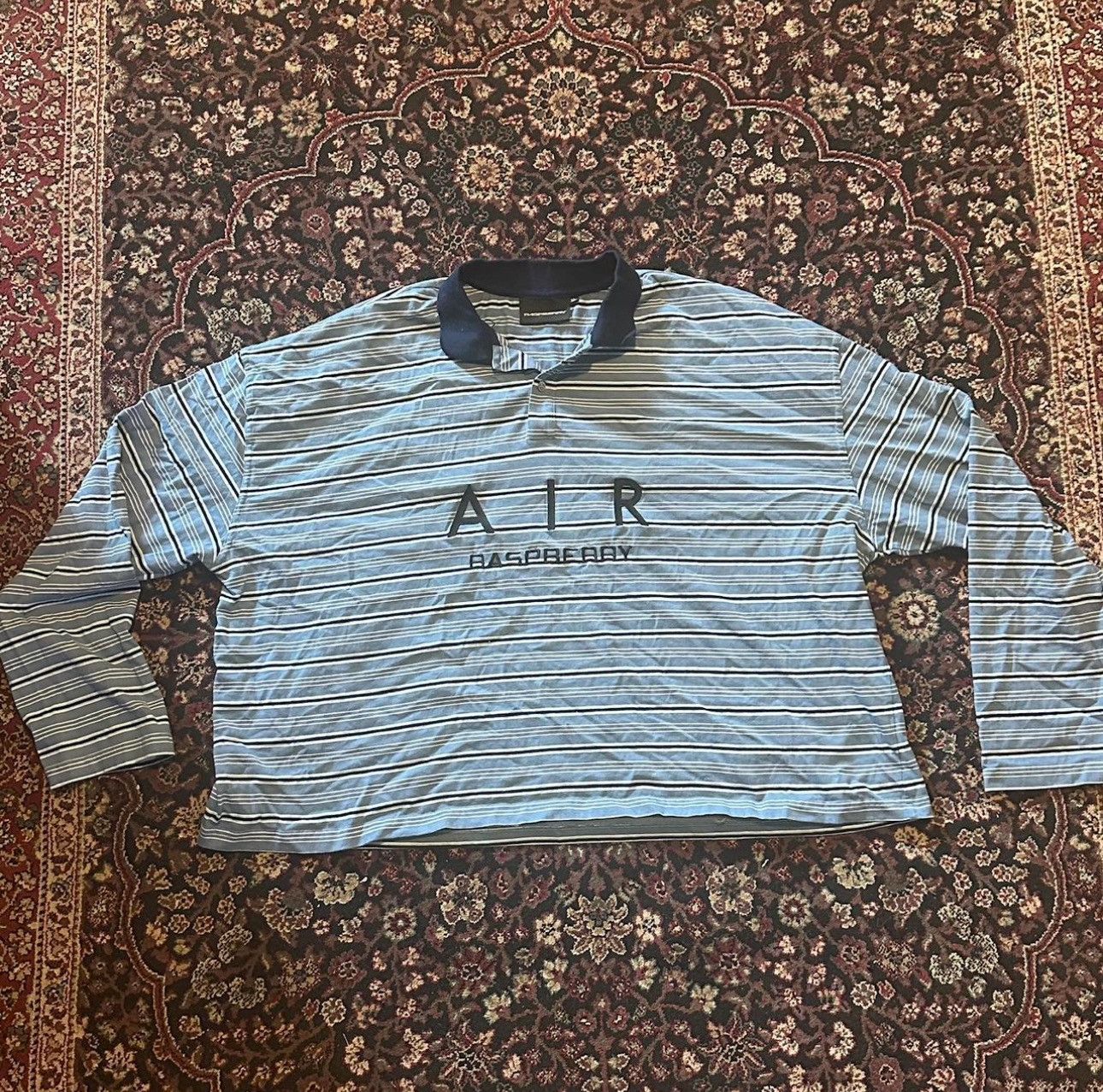 The GV Gallery AQUA LONG SLEEVE POLO Size US XXL / EU 58 / 5 - 2 Thumbnail