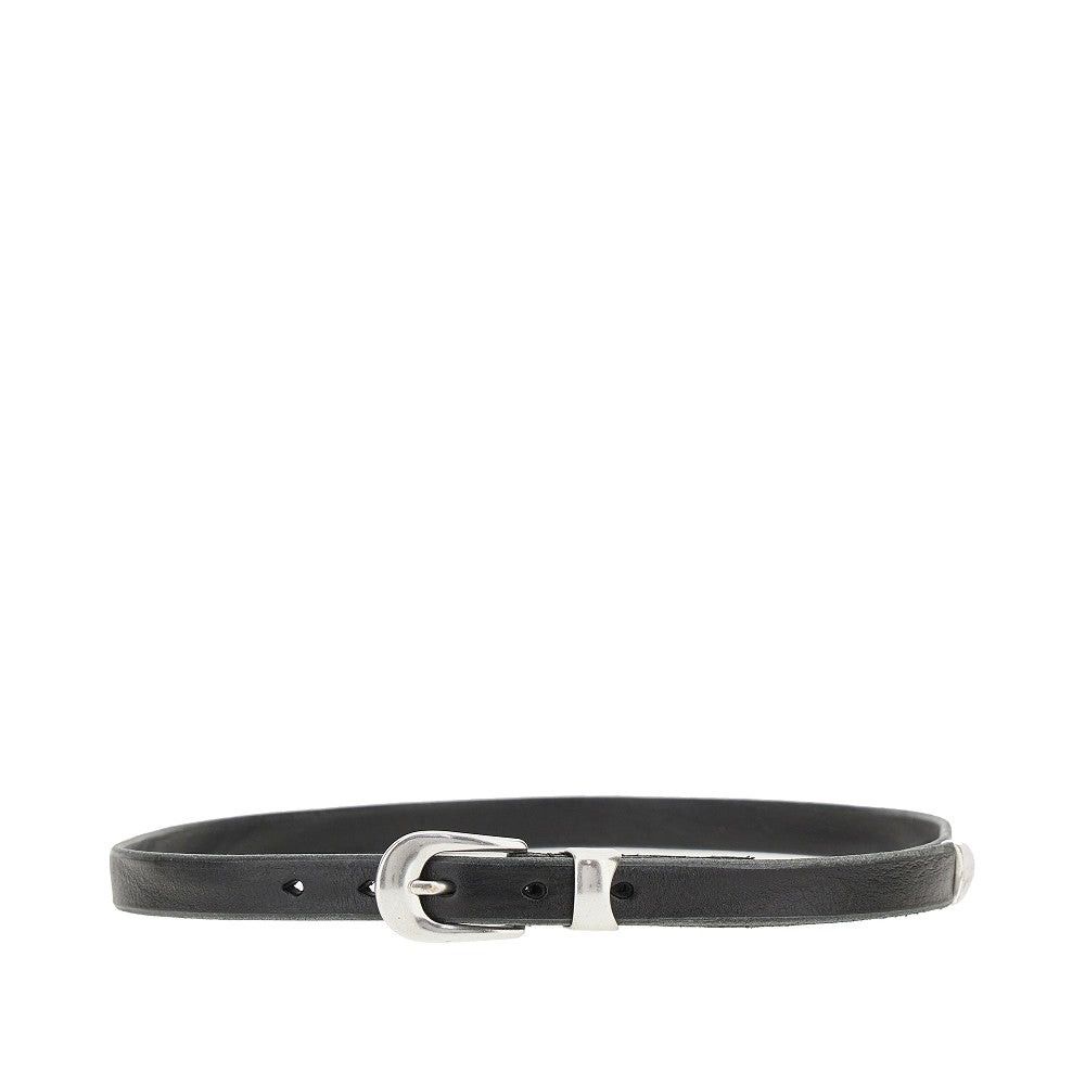 Our Legacy Our Legacy 2CM Cracked Leather Belt Off White | Grailed