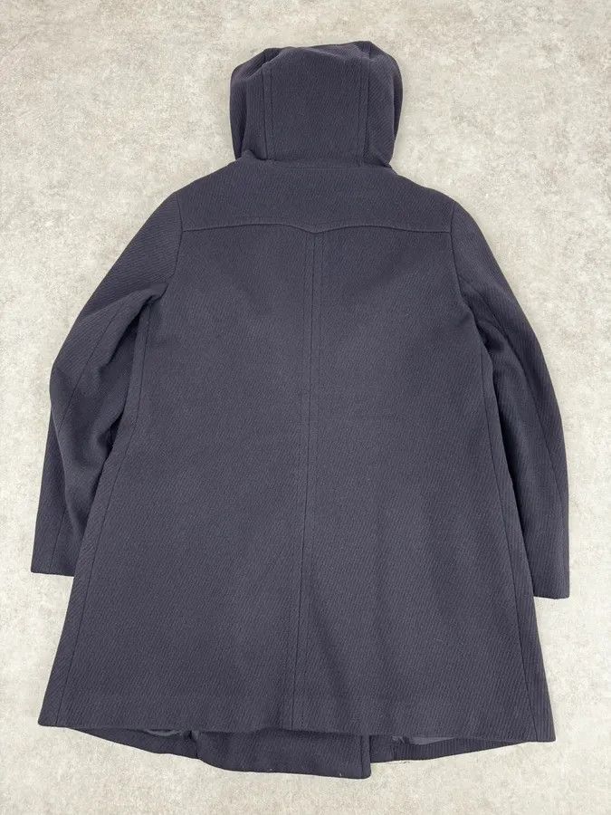 Prada AW2011 Prada Navy Asymmetrical Wool Double-Breasted Long Jacket Size US XS / EU 42 / 0 - 4 Thumbnail