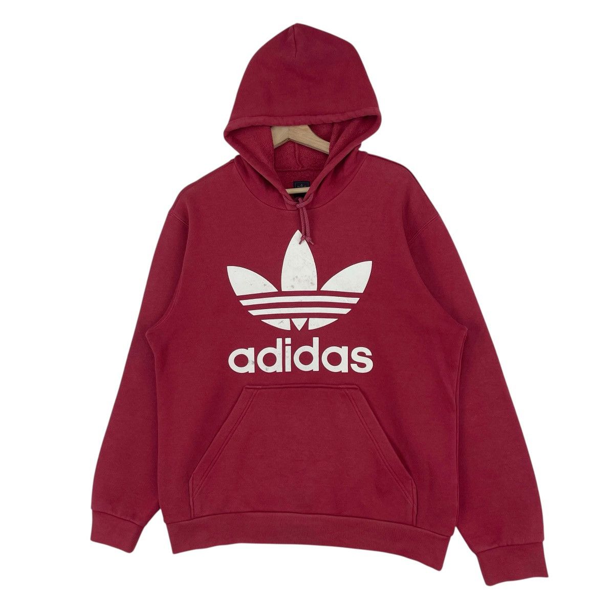 Adidas × Vintage Vintage Adidas Big Logo Pullover Hoodie Size US M / EU 48-50 / 2 - 3 Thumbnail