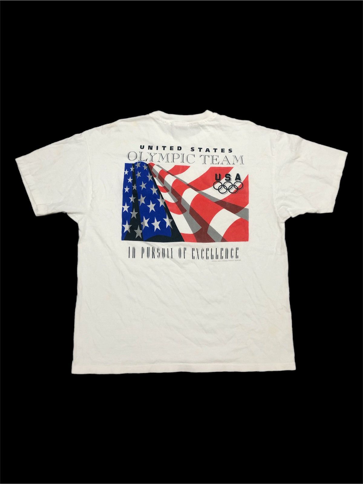 Hanes Vtg 1996 US Olympic Team Tee Size US XL / EU 56 / 4 - 1 Thumbnail