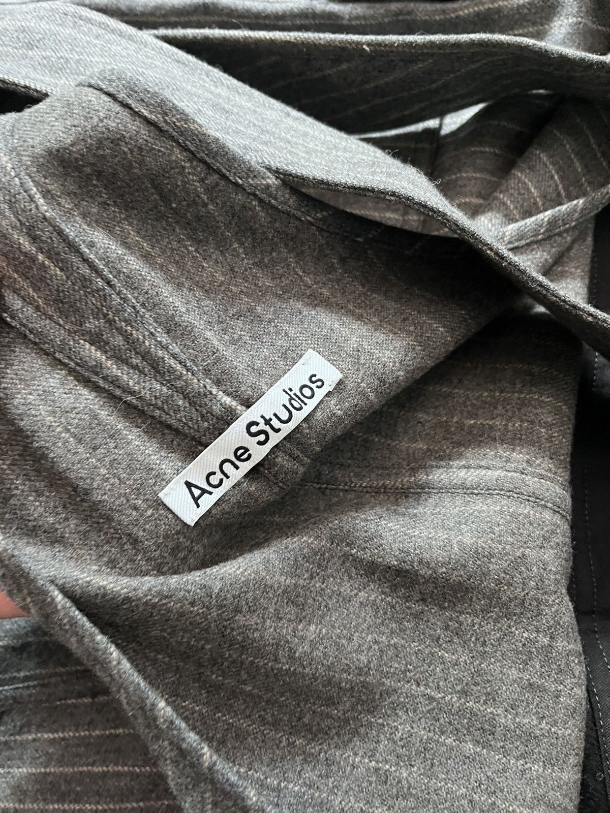 Acne Studios Acne Studios wool overalls grey striped Size US 30 / EU 46 - 11 Thumbnail