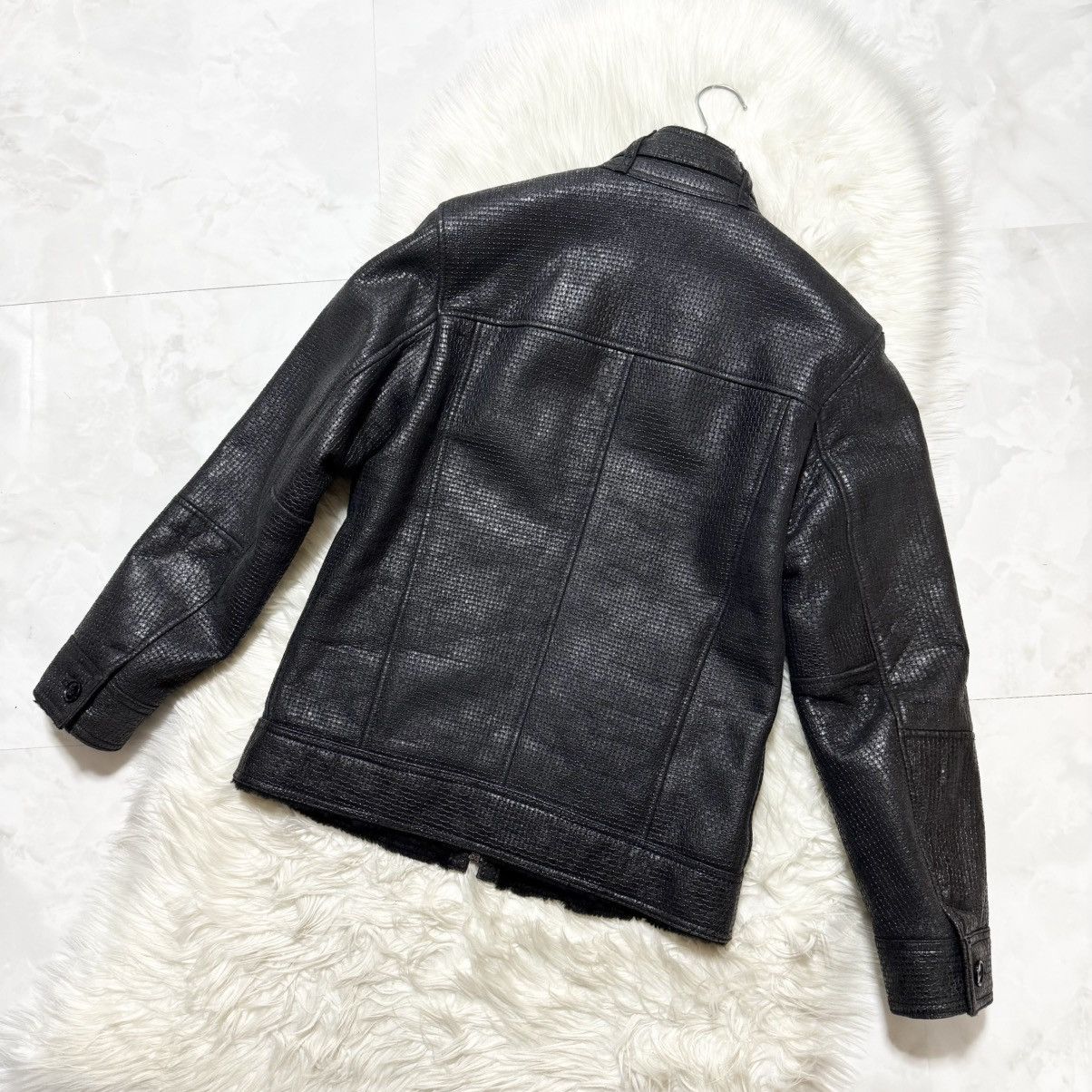 Dolce & Gabbana Authentic, Dolce & Gabbana Leather Jacket with Boa Size US S / EU 44-46 / 1 - 9 Thumbnail