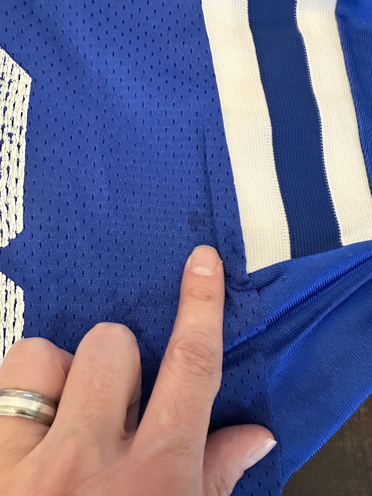 Wilson VTG 90s Marshall Faulk Indy Colts Wilson Men’s Jersey-Med Size US M / EU 48-50 / 2 - 8 Thumbnail