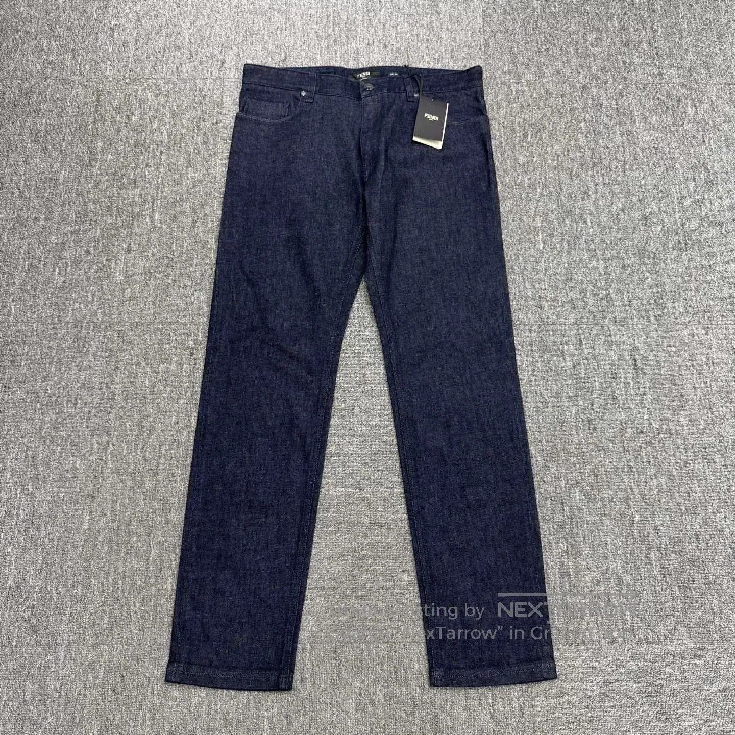 Fendi Fendi Embroidered Logo Denim Jeans. Size US 36 / EU 52 - 1 Thumbnail