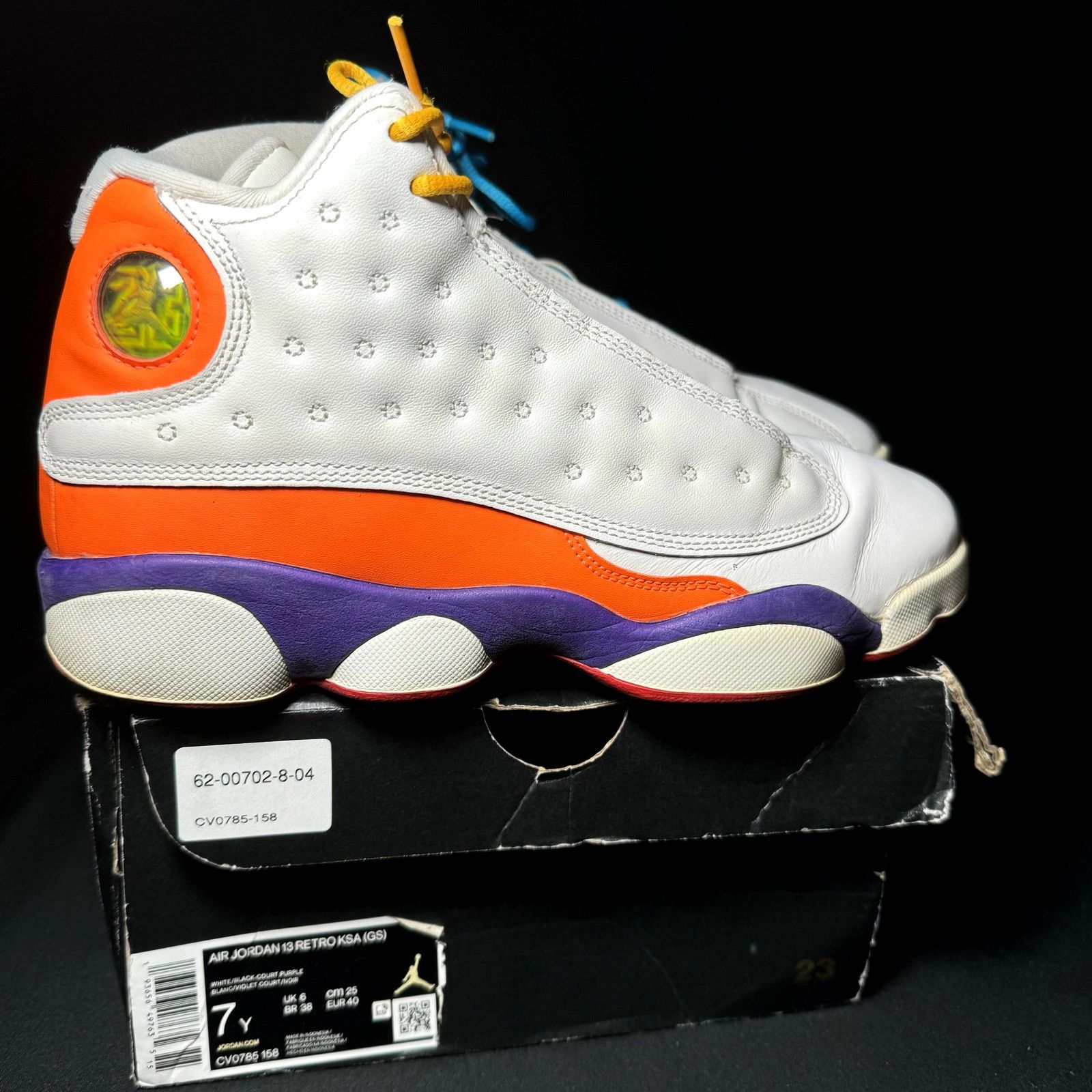 Jordan Brand × Nike Nike Air Jordan 13 Retro GS Playground 2020 Shoes - Size 7 Size US 7 / EU 40 - 8 Thumbnail