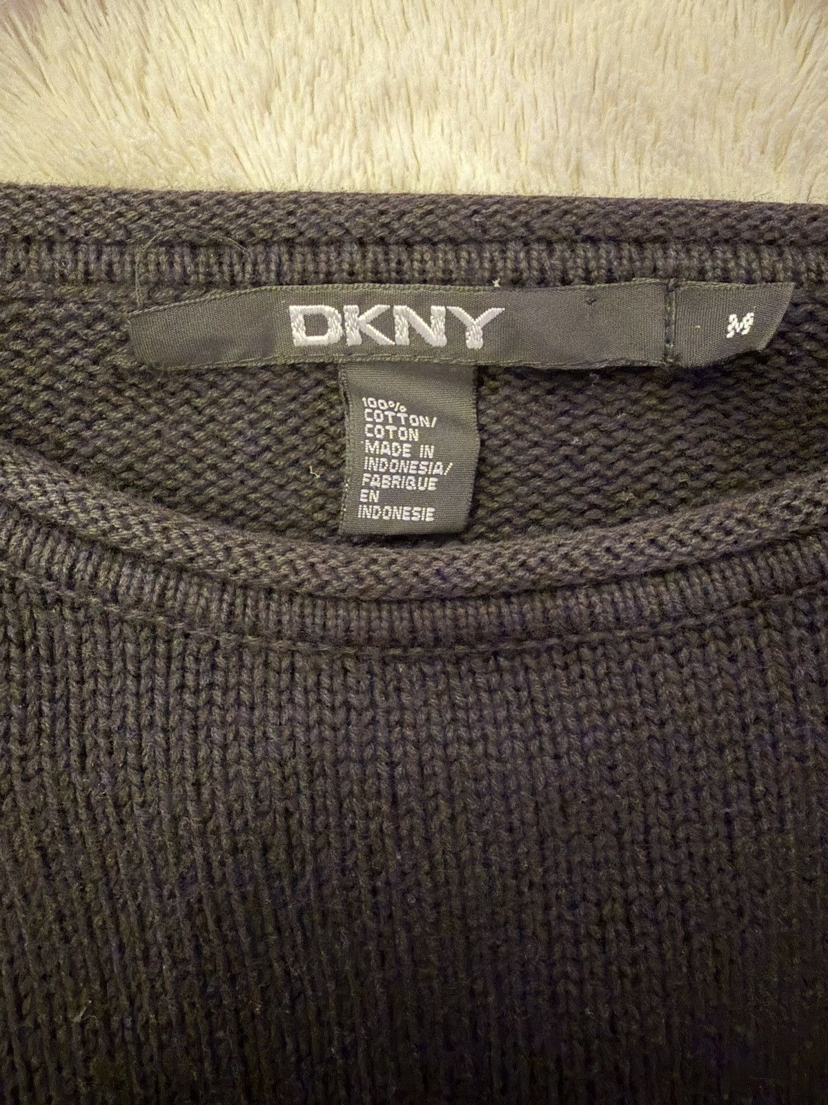 DKNY DKNY thick black thermal long sleeve top. Size US M / EU 48-50 / 2 - 3 Thumbnail