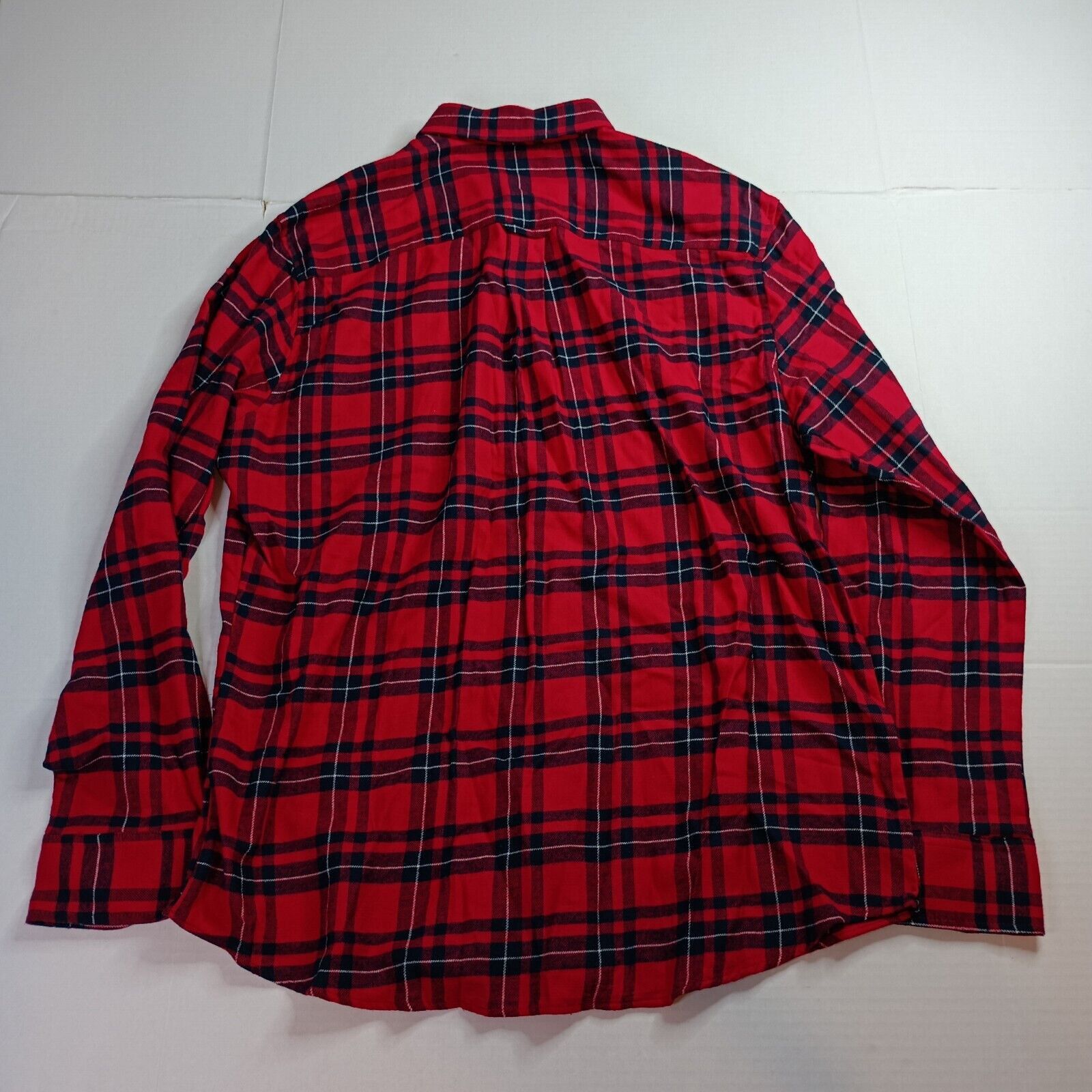 Saddlebred Saddlebred Flannel Shirt Men’s L Red Plaid Classic Fit Size US L / EU 52-54 / 3 - 8 Thumbnail