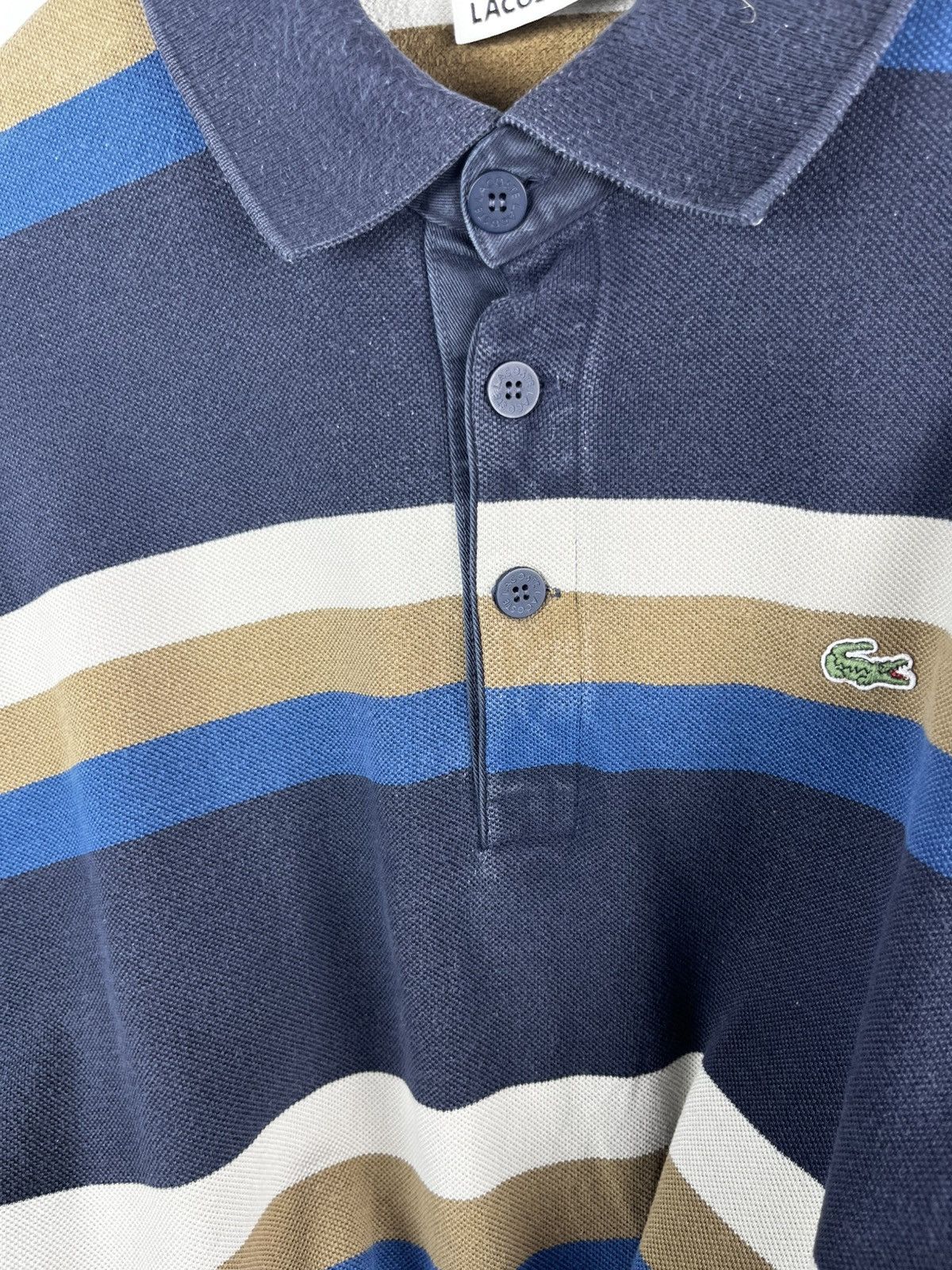 Lacoste Lacoste rugby shirt vintage size xl Size US XL / EU 56 / 4 - 15 Thumbnail