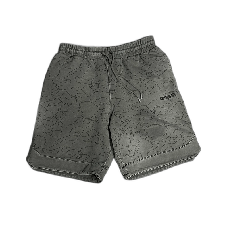 Bape Bape Olive Green Embroidered Boxer Shorts Size US 34 / EU 50 - 1 Thumbnail