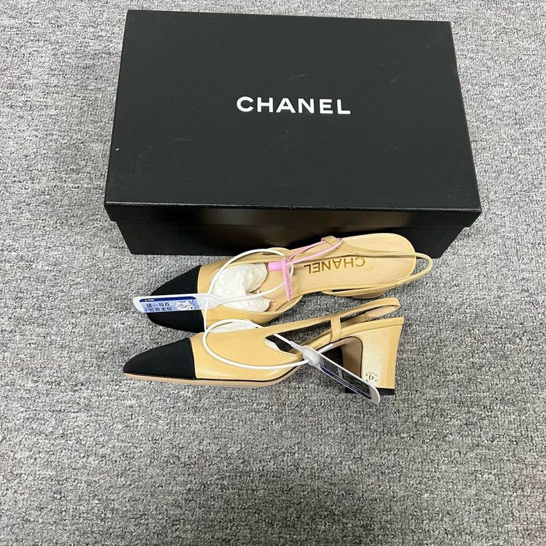 Chanel Chanel Slingback High Heels for Women -2505 Size US 6.5 / IT 36.5 - 2 Thumbnail