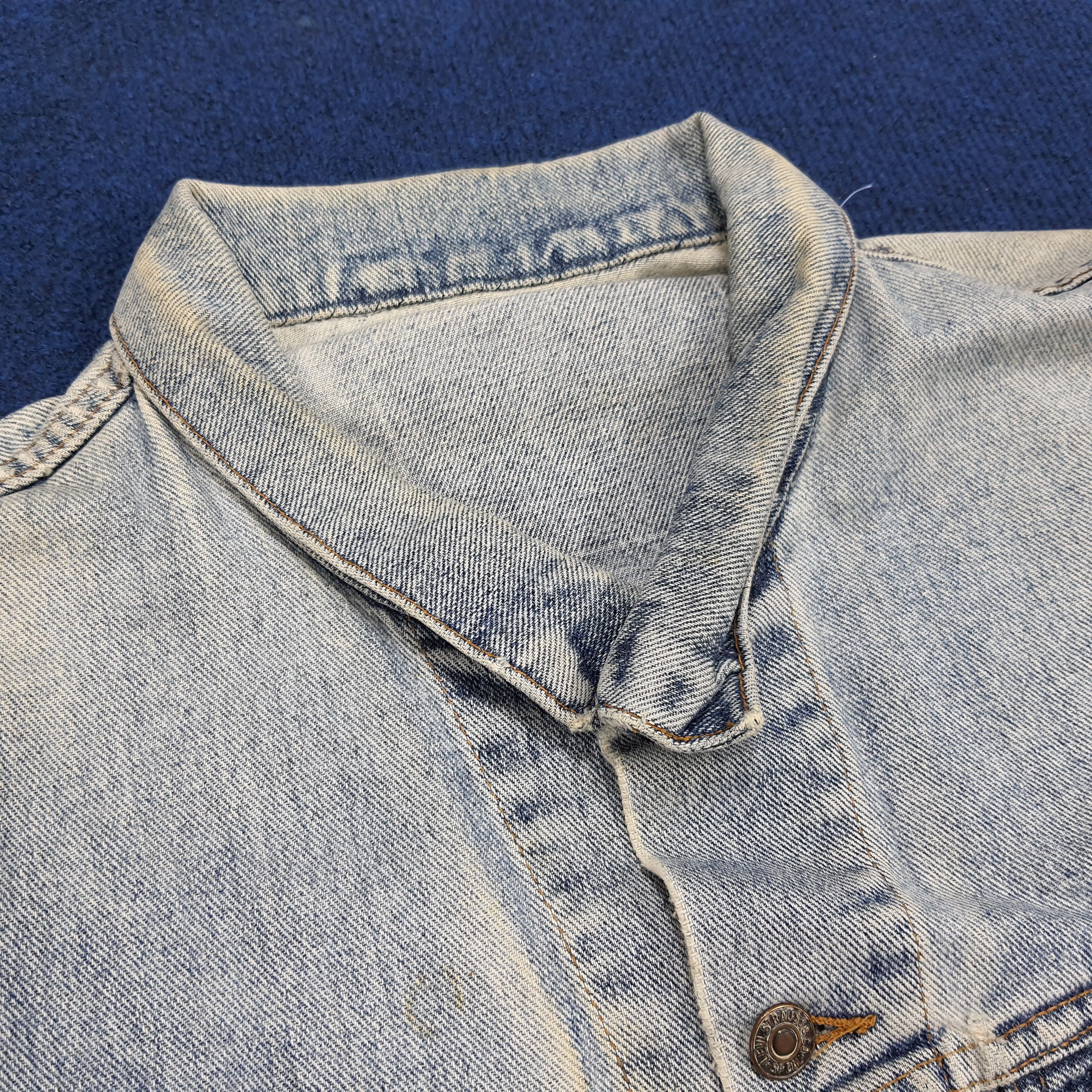 Japanese Brand × Levi's × Vintage Vintage Levi's Custom Number Nine Logo Denim Jacket Size US L / EU 52-54 / 3 - 4 Thumbnail