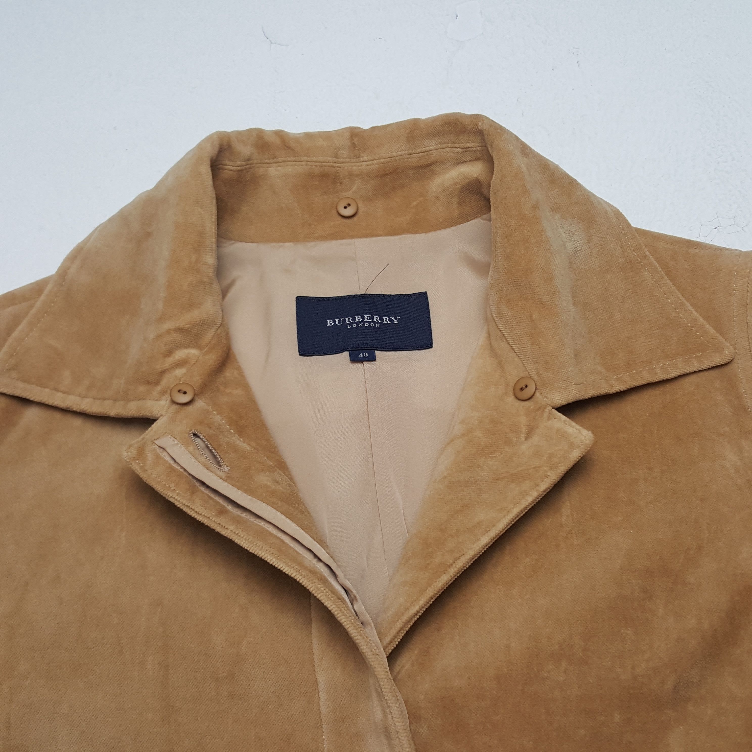 Burberry × Vintage Vintage Burberry London Custom Spell Out Button Up Jacket Size S / US 4 / IT 40 - 4 Thumbnail